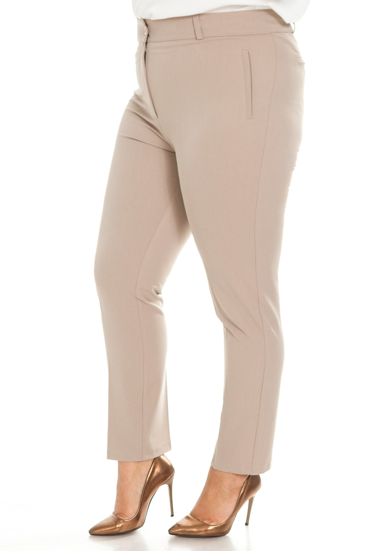 11634 YAN CEP KLASİK KREP PANTOLON