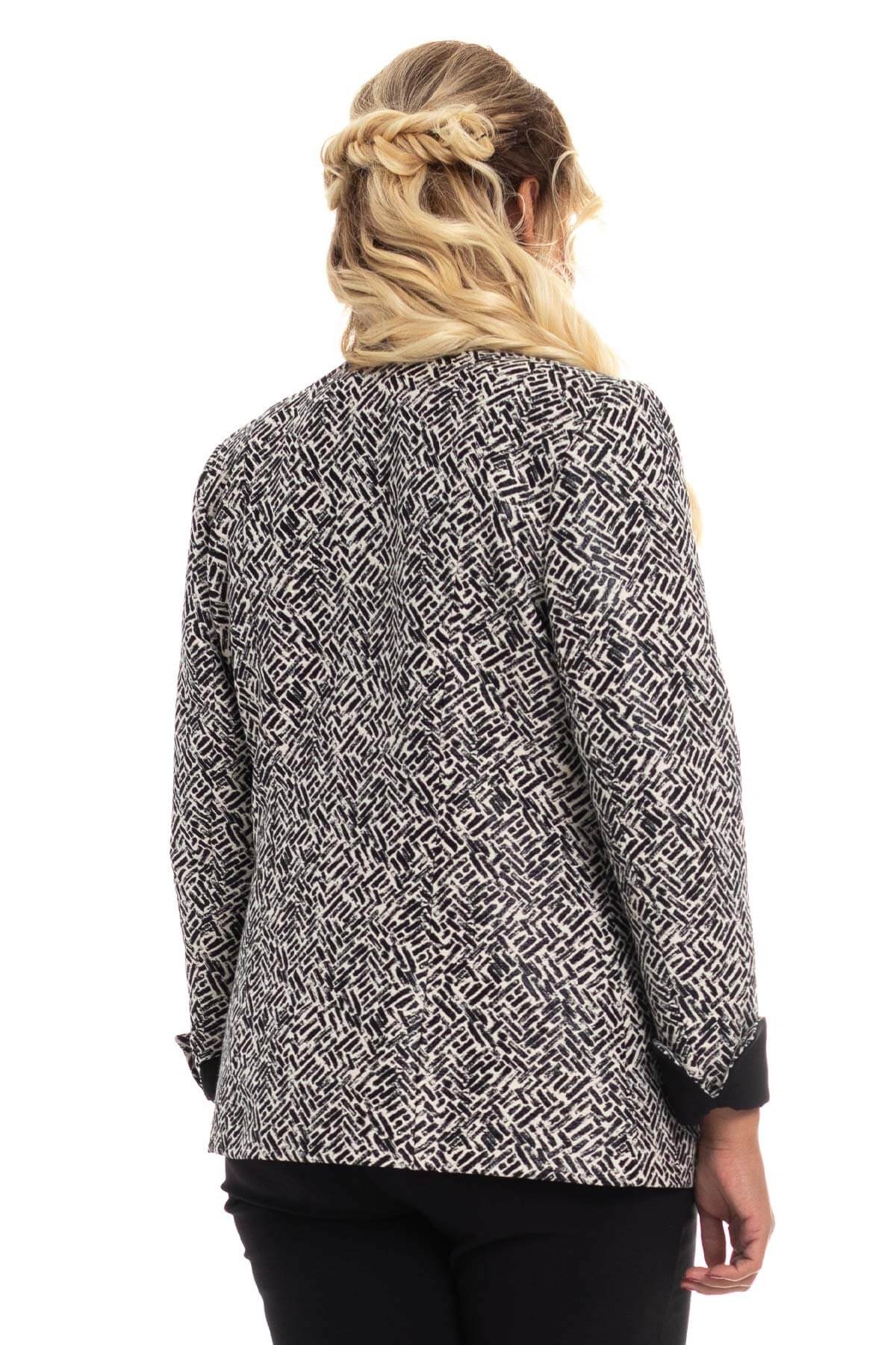 1498 BB Desenli Cepli Ceket