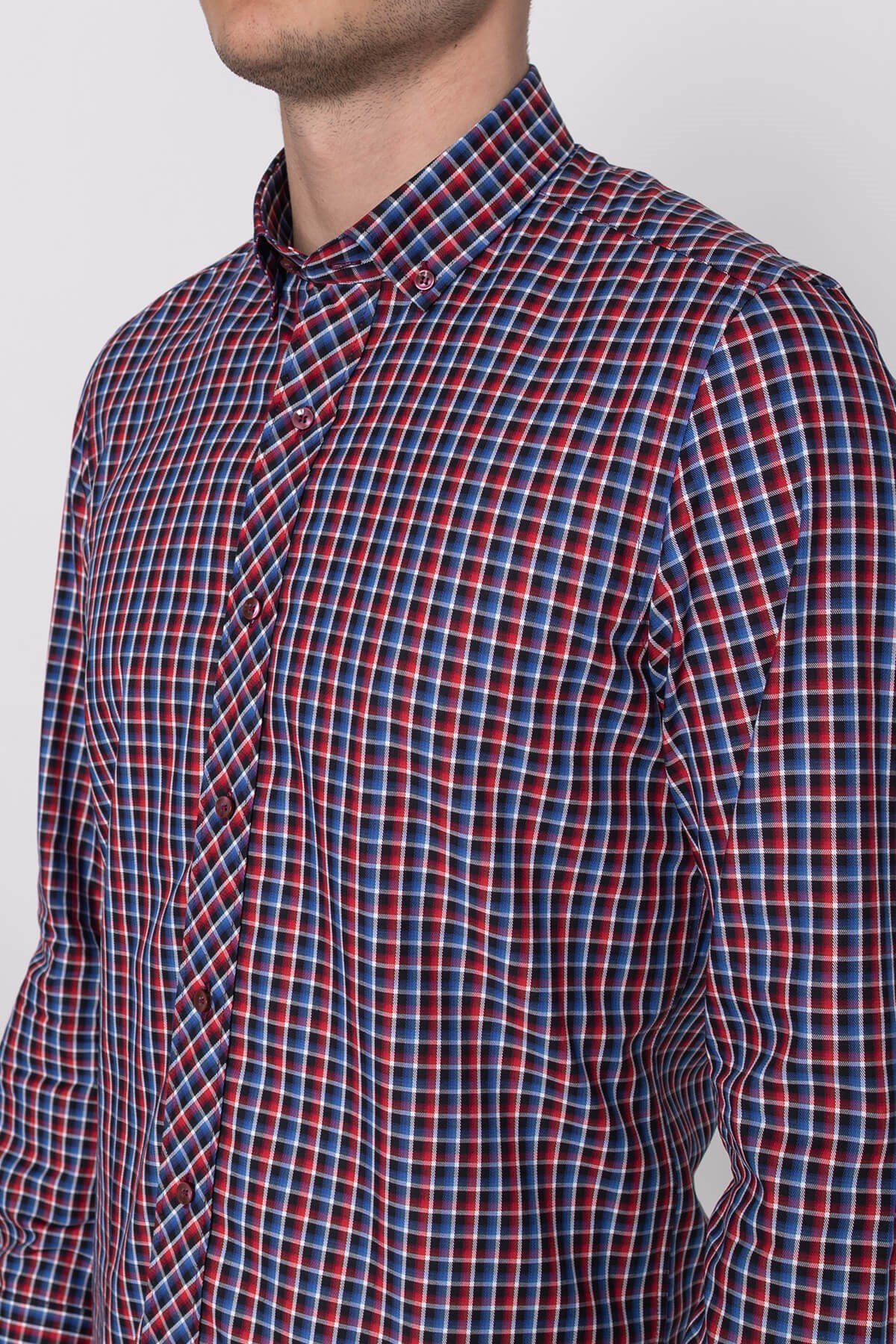 2078 SF ERTEN PİTİKARELİ GÖMLEK