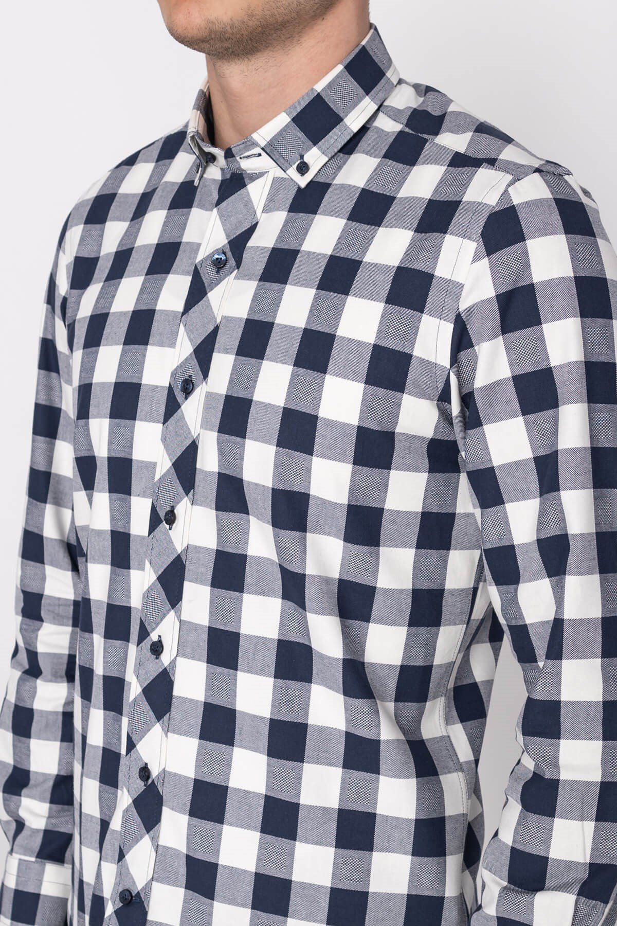 2114 SF KARELİ GÖMLEK