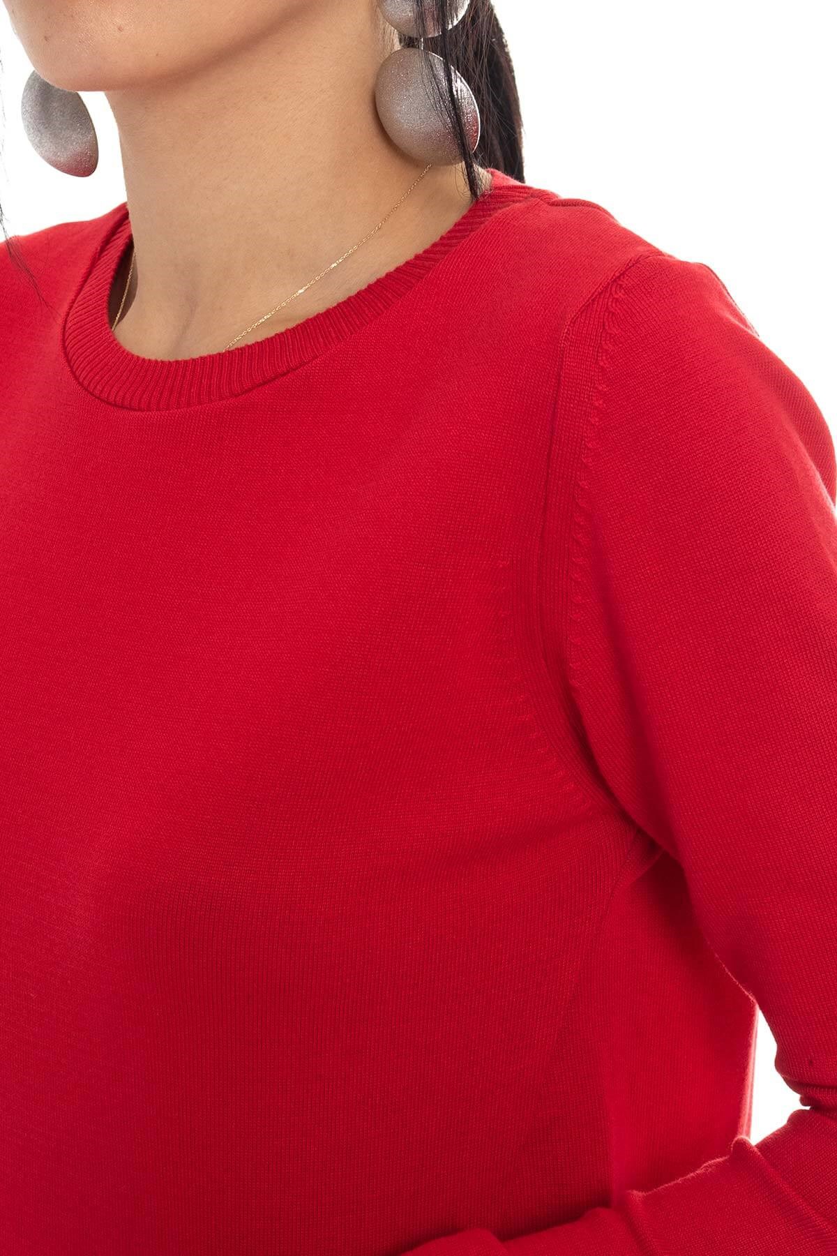 296 Bis.Yaka Yanları Fermuarlı Triko