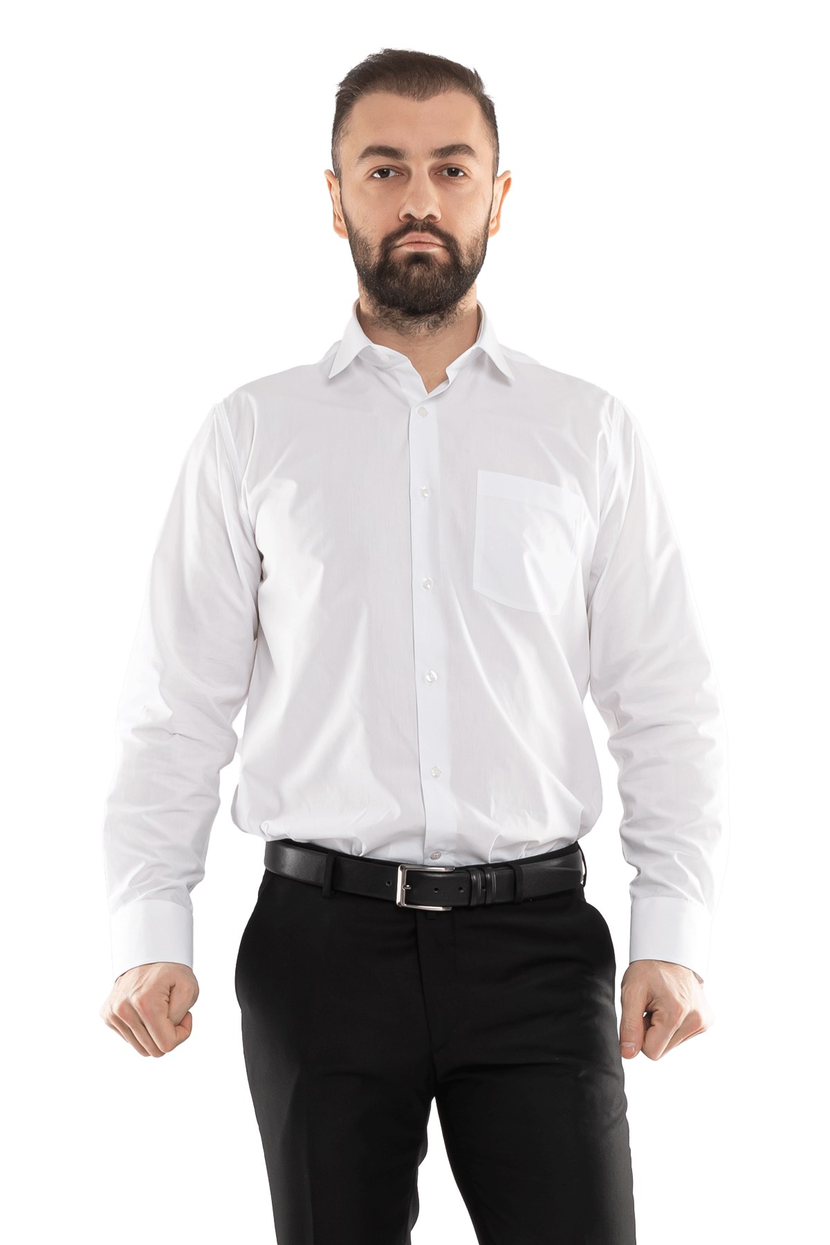 3000 VİP Oksford Klasik Uzun Kol Gömlek