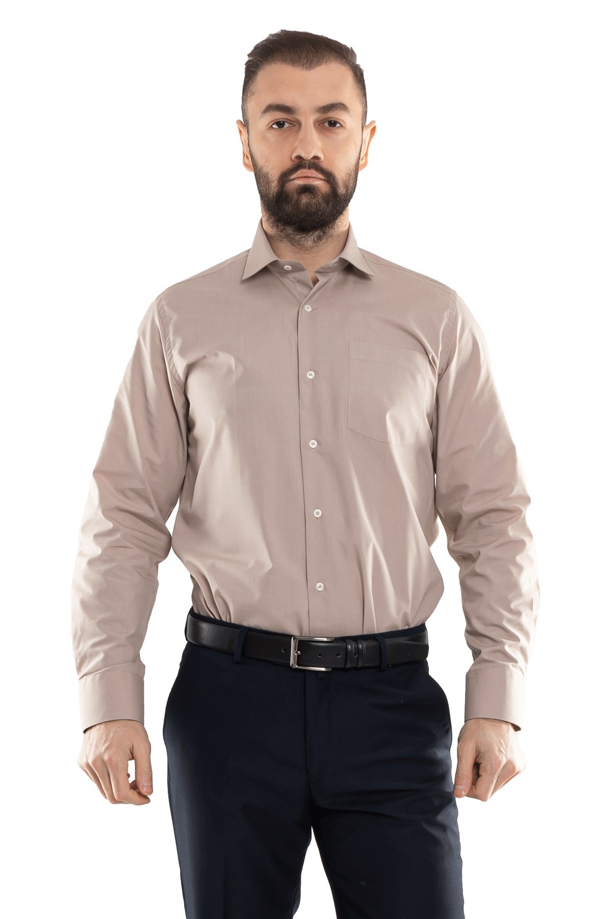 3000 VİP Oksford Klasik Uzun Kol Gömlek