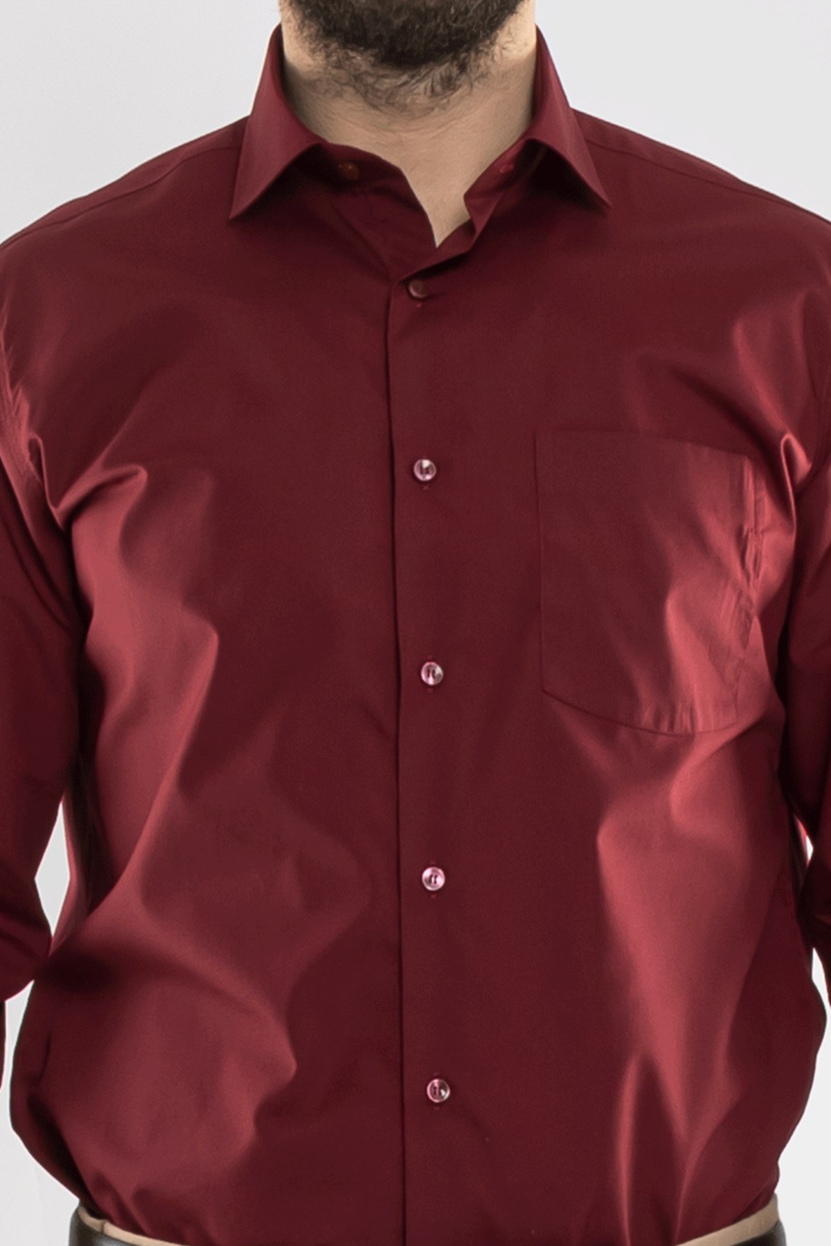 3000 VİP Oksford Klasik Uzun Kol Gömlek