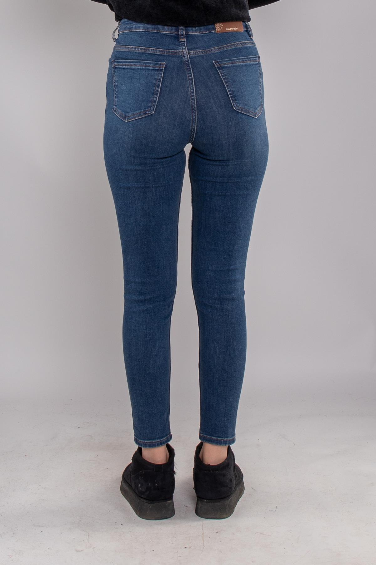 315 Narnia Düz Yüksek Bel Pamuklu Kadın Pantolon