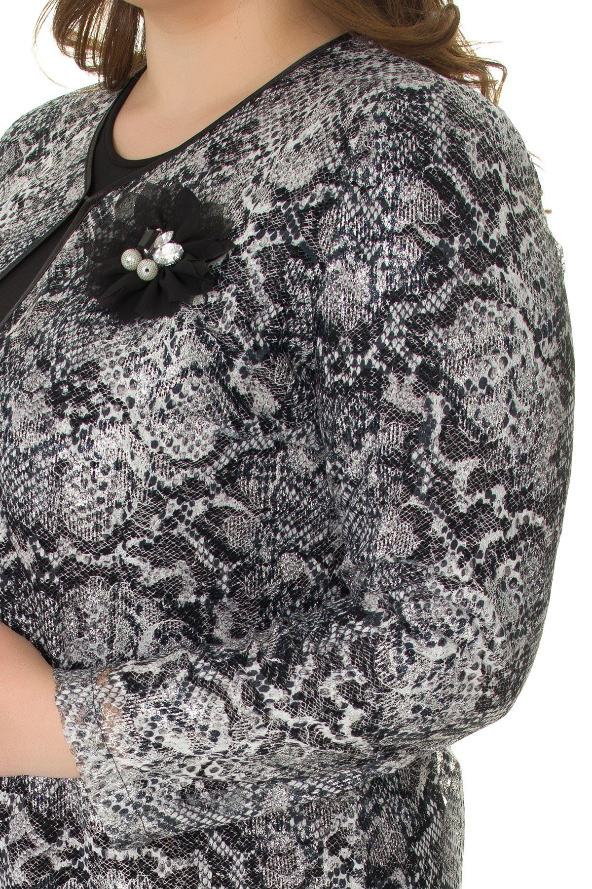 3192 YILAN DESEN CEKET-UZUN ELBİSE TAKIM