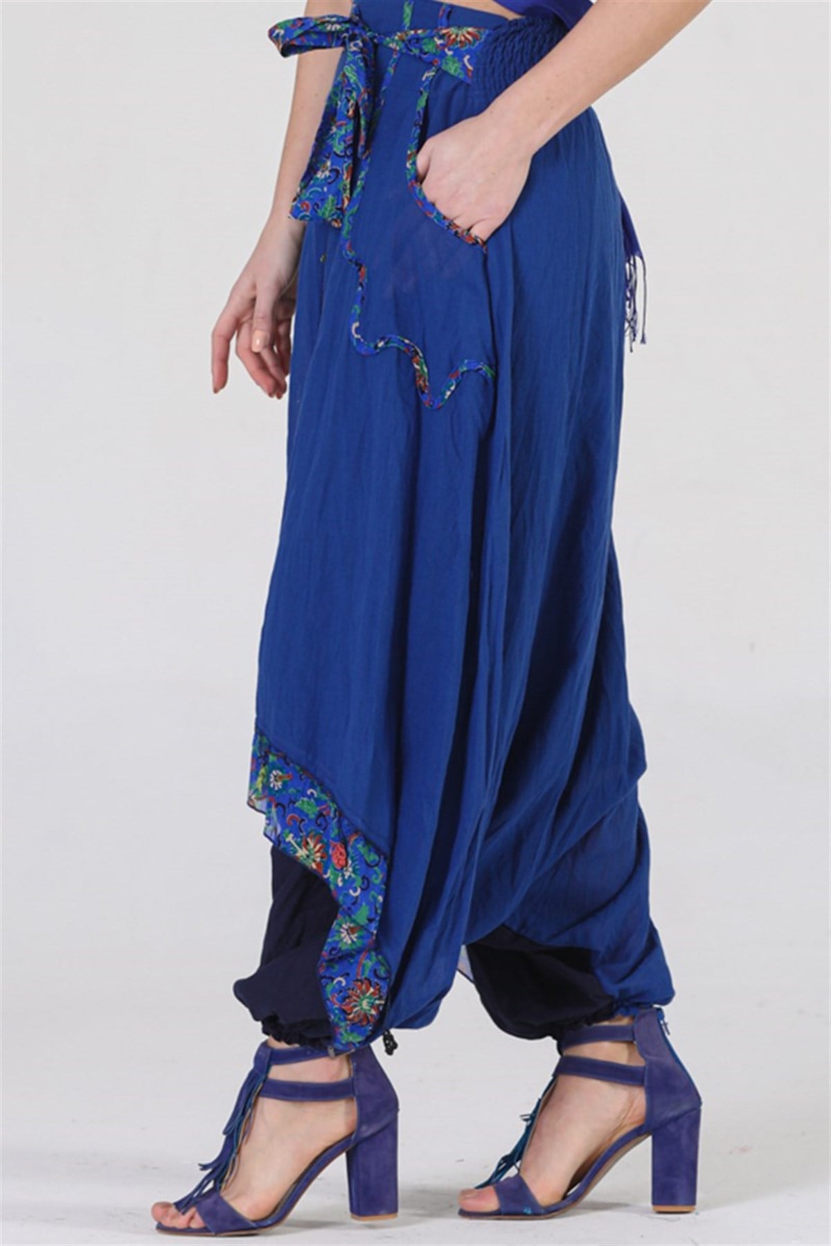 3709 BB Desenli Otantik Şalvar