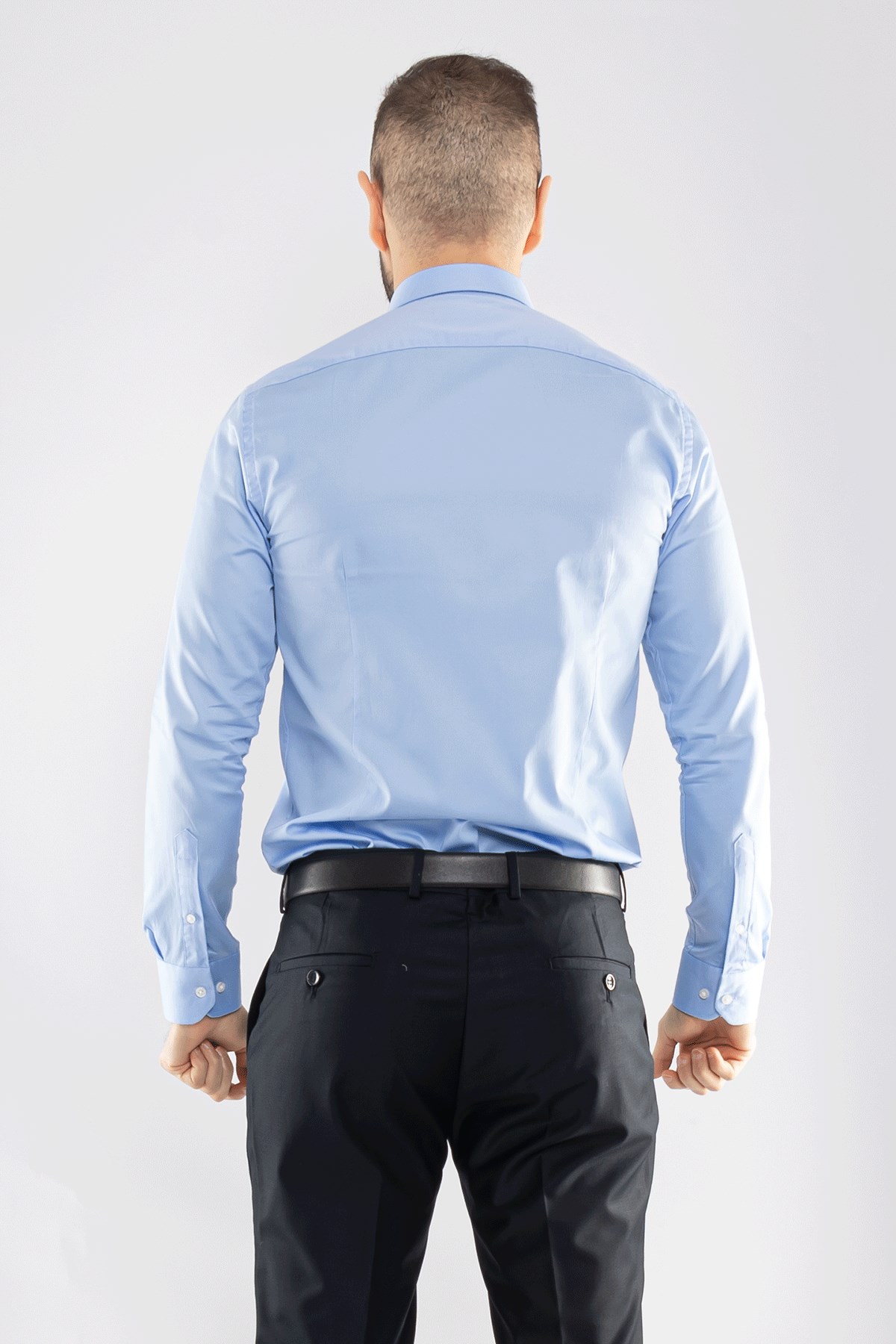 375S Pamuk SlimFit Uzun Kol Gömlek