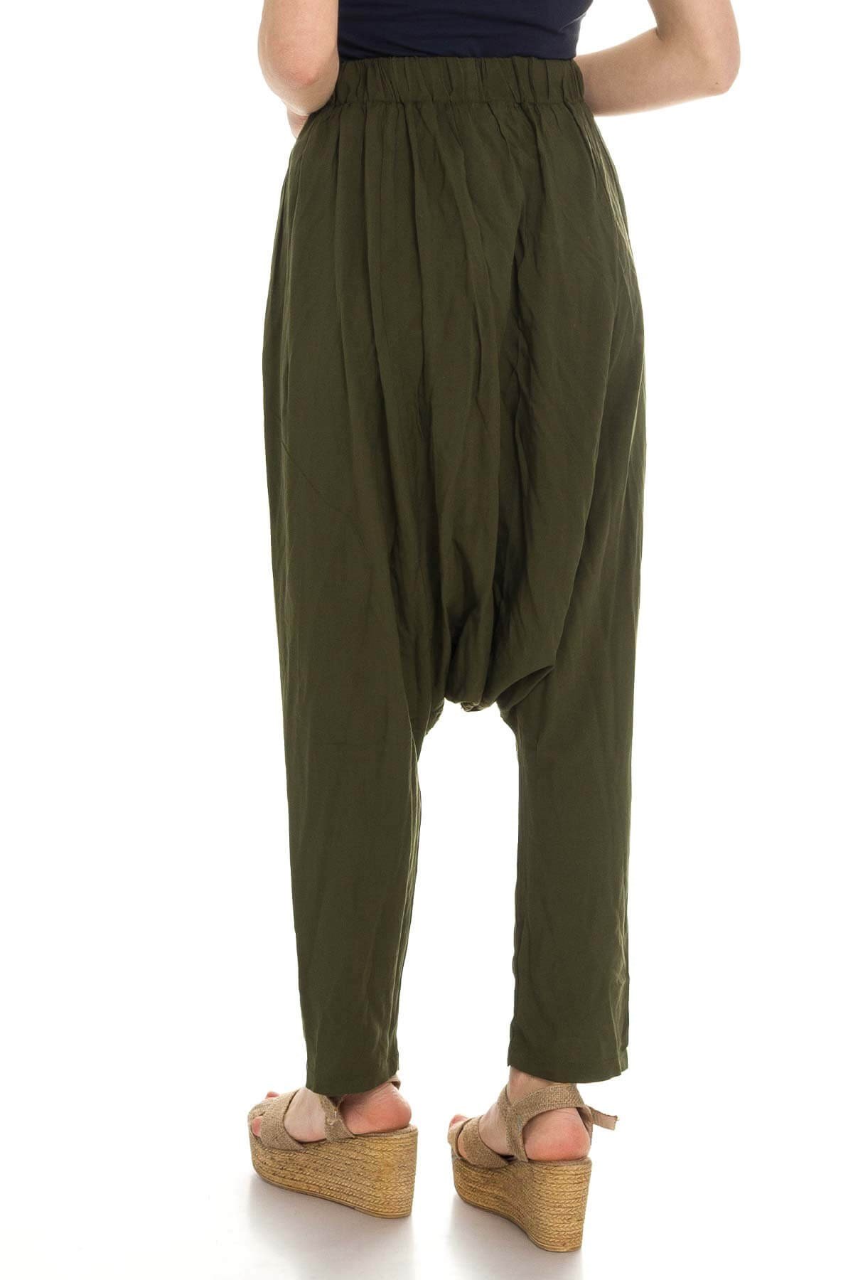 3841 BB Pulpayet İşlemeli Pamuk Otantik Şalvar