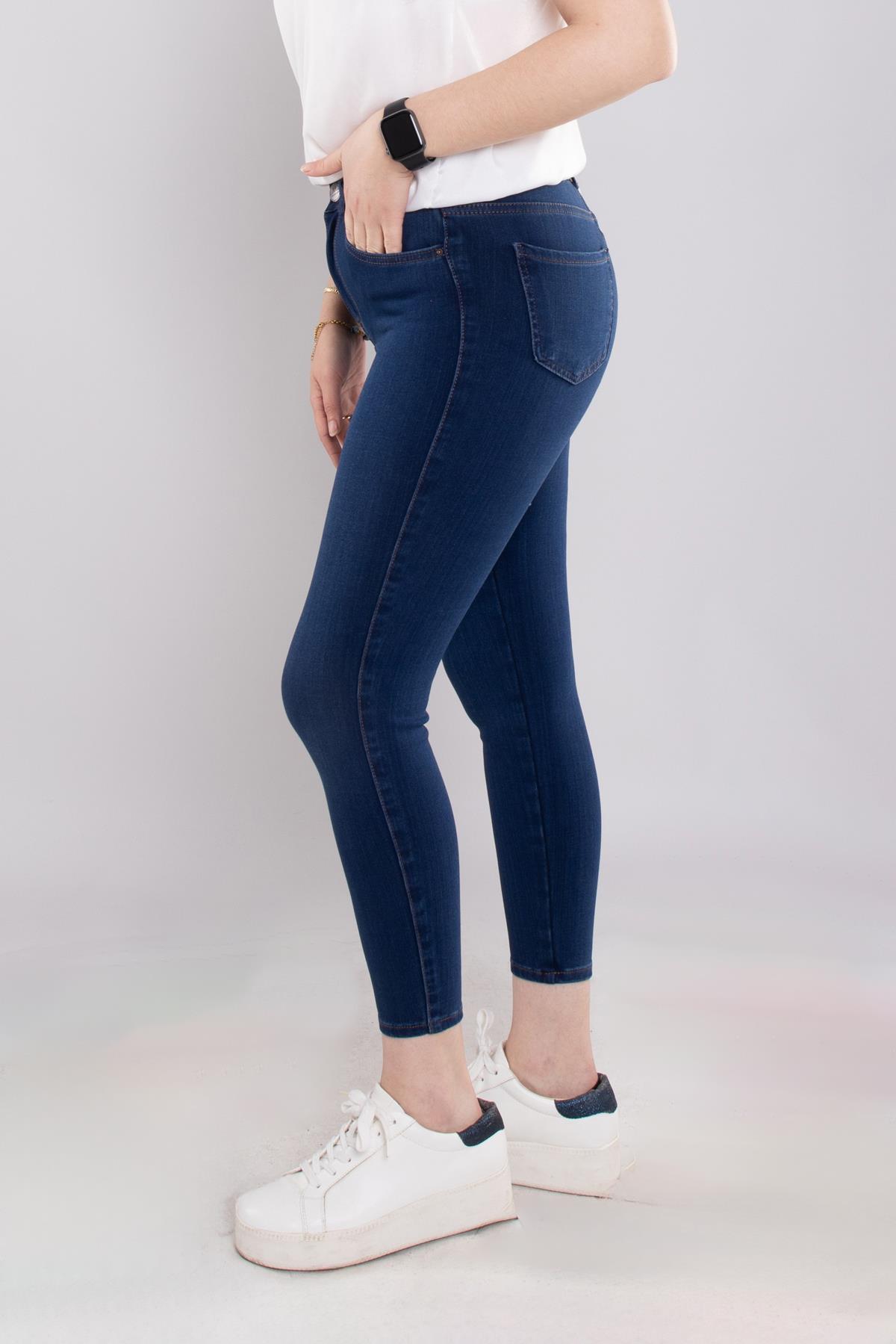 409 Büyük Beden Narnia Yüksek Bel Kadın Pantolon