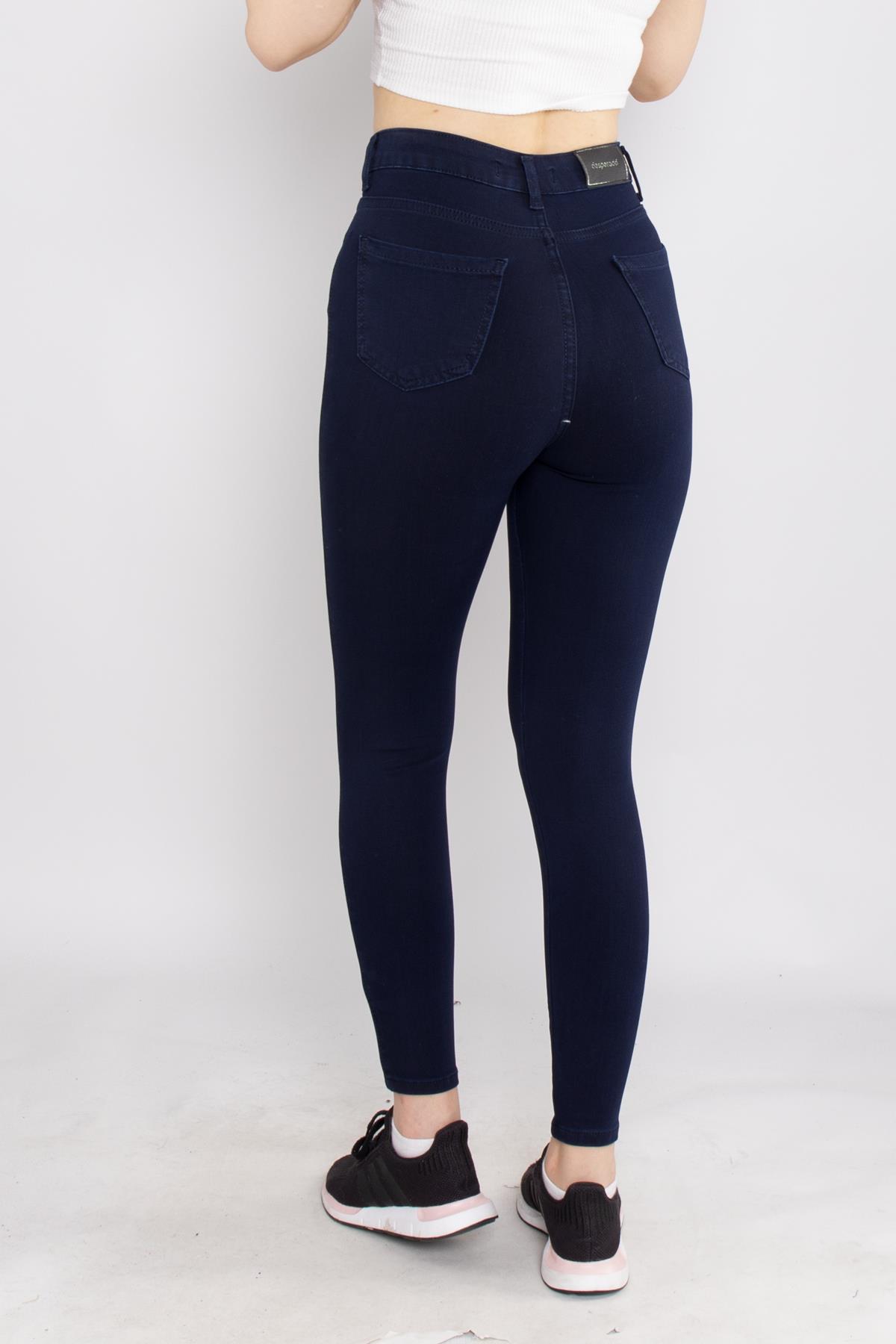 409 Narnia Yüksek Bel Pamuklu Kadın Pantolon