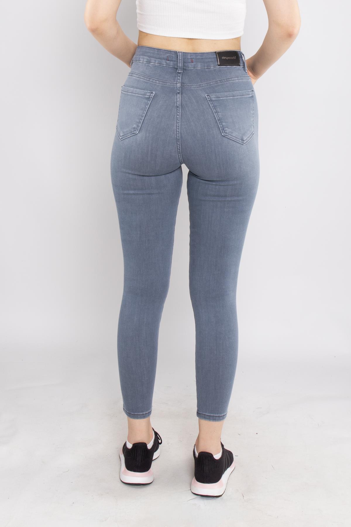 409 Narnia Yüksek Bel Pamuklu Kadın Pantolon