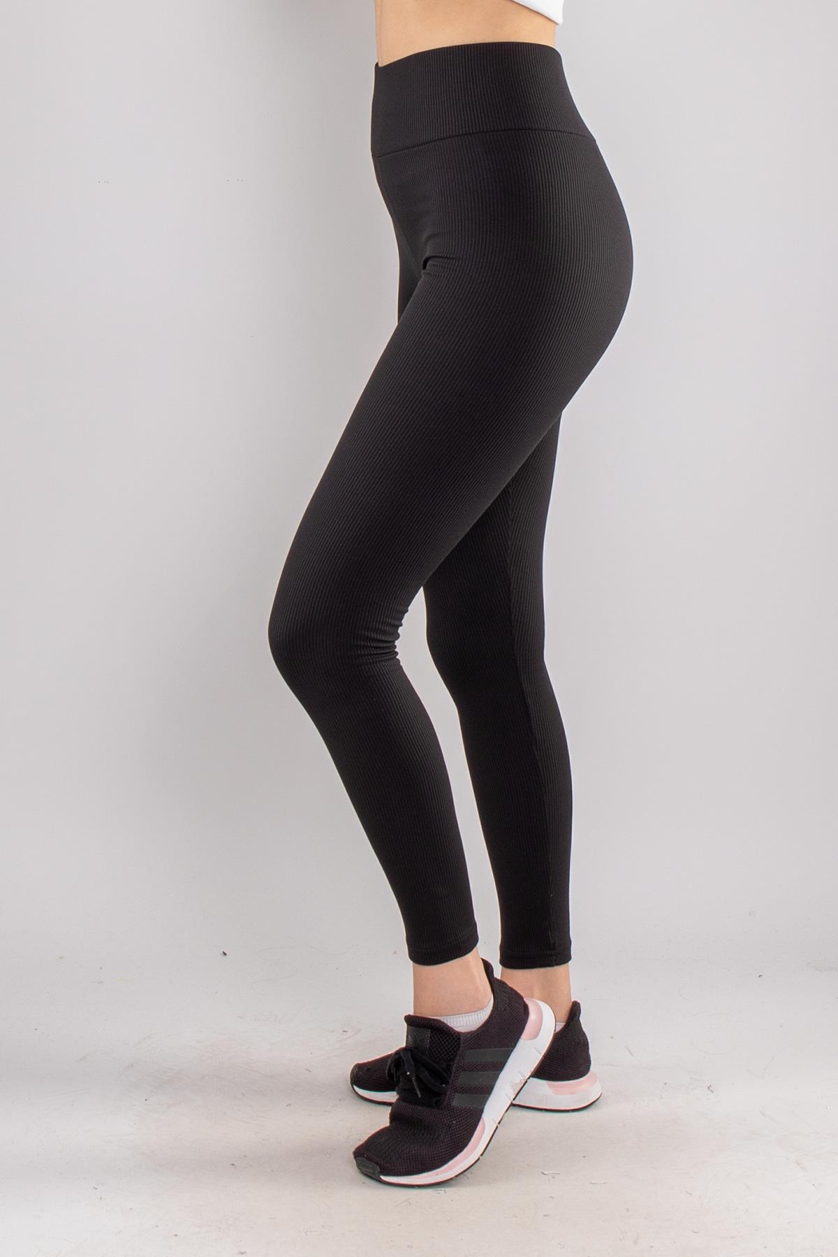 4279 İçi Şardonlu Kaşkorse Fitilli Tayt