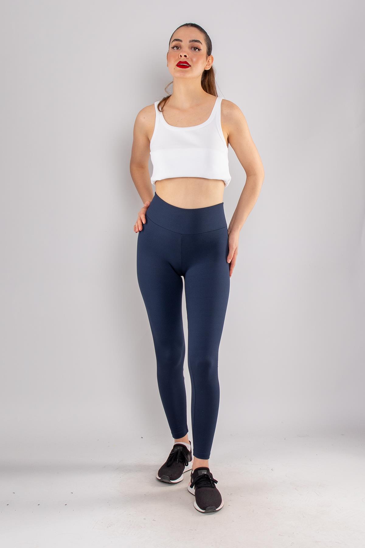 4279 İçi Şardonlu Kaşkorse Fitilli Tayt