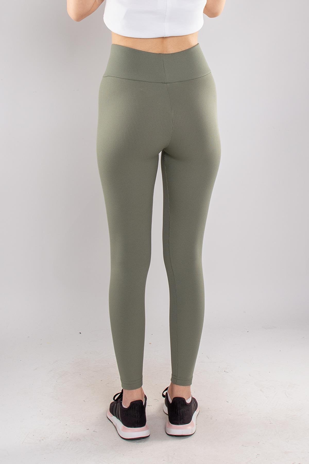 4279 İçi Şardonlu Kaşkorse Fitilli Tayt