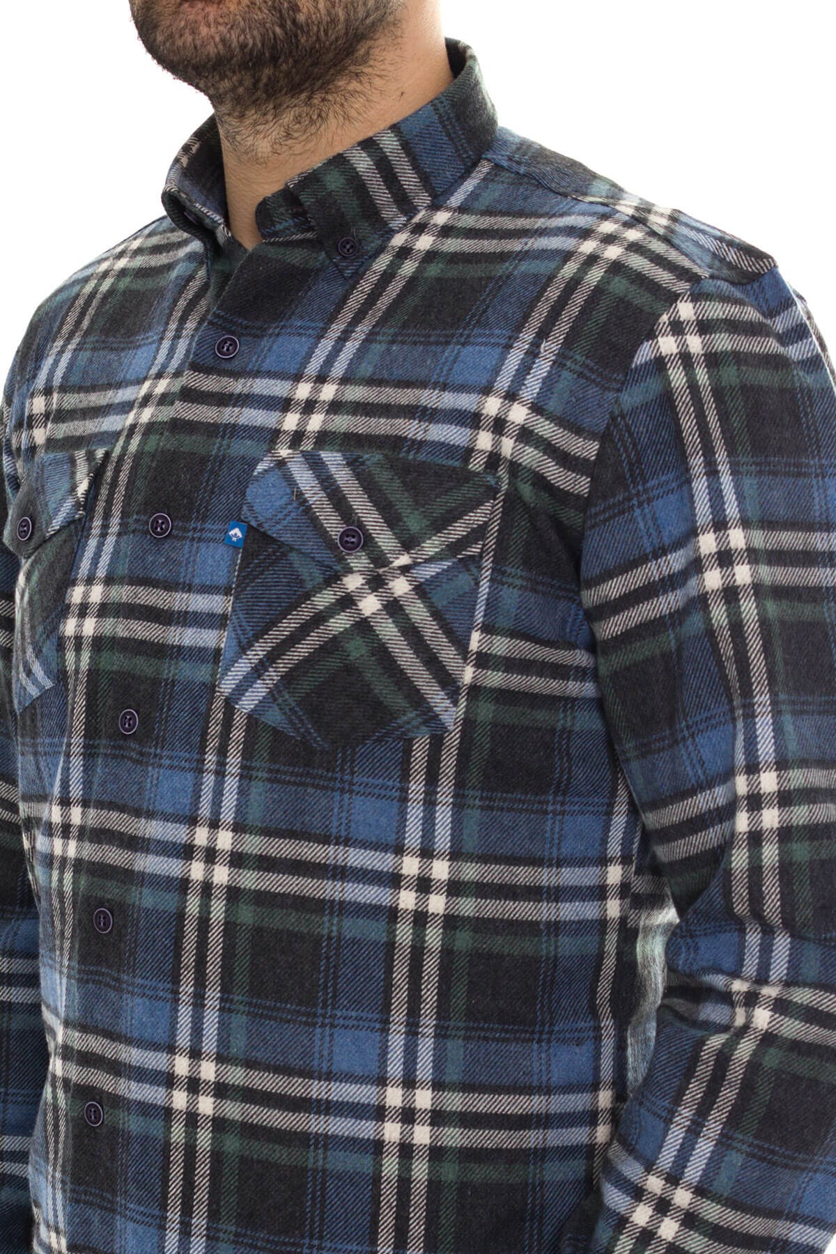 4339 Erten Oduncu Bossa Yaka Düğmeli Klasik Gömlek