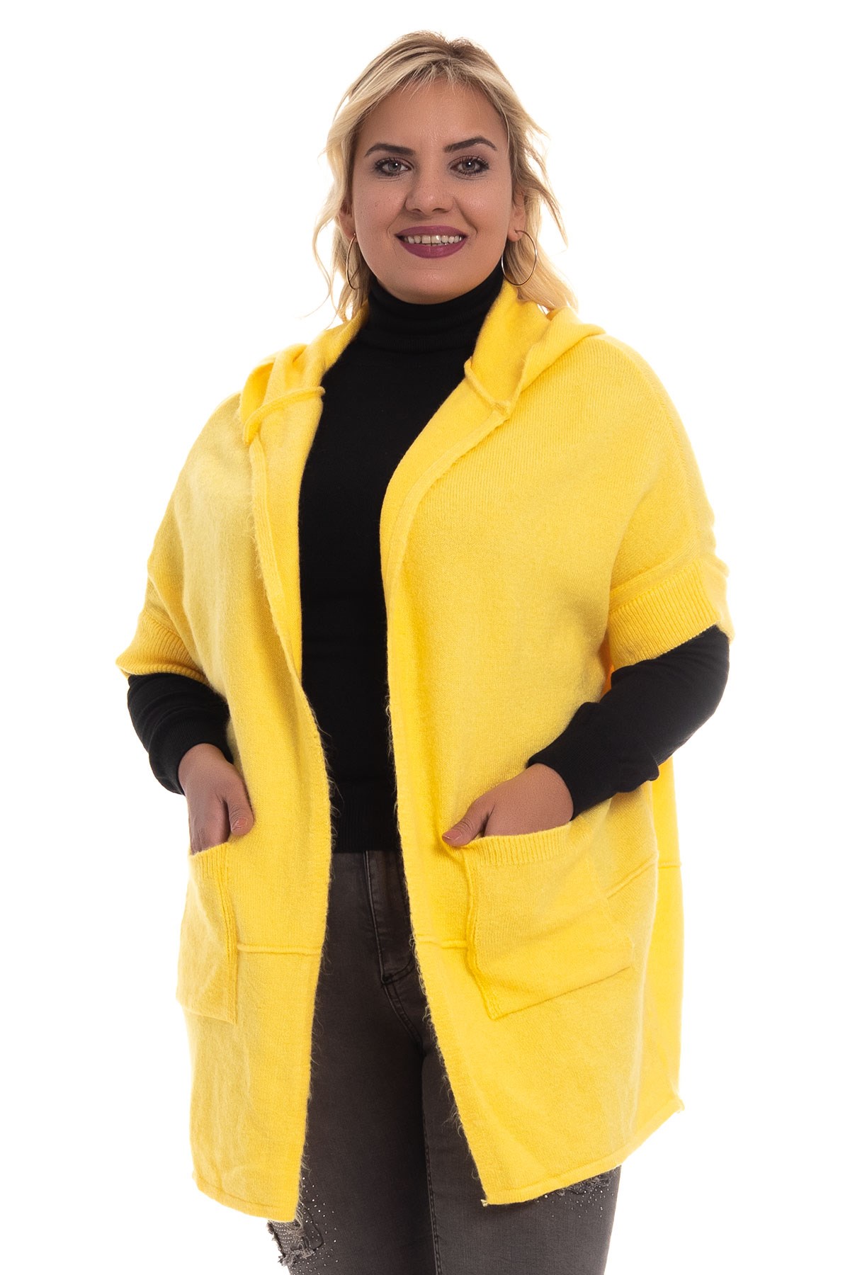 439 Kapşonlu Salaş Truv.Kol Hırka