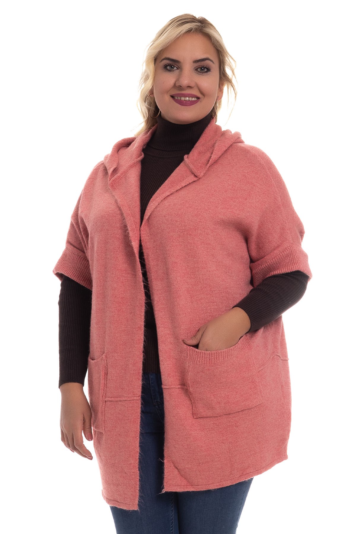 439 Kapşonlu Salaş Truv.Kol Hırka