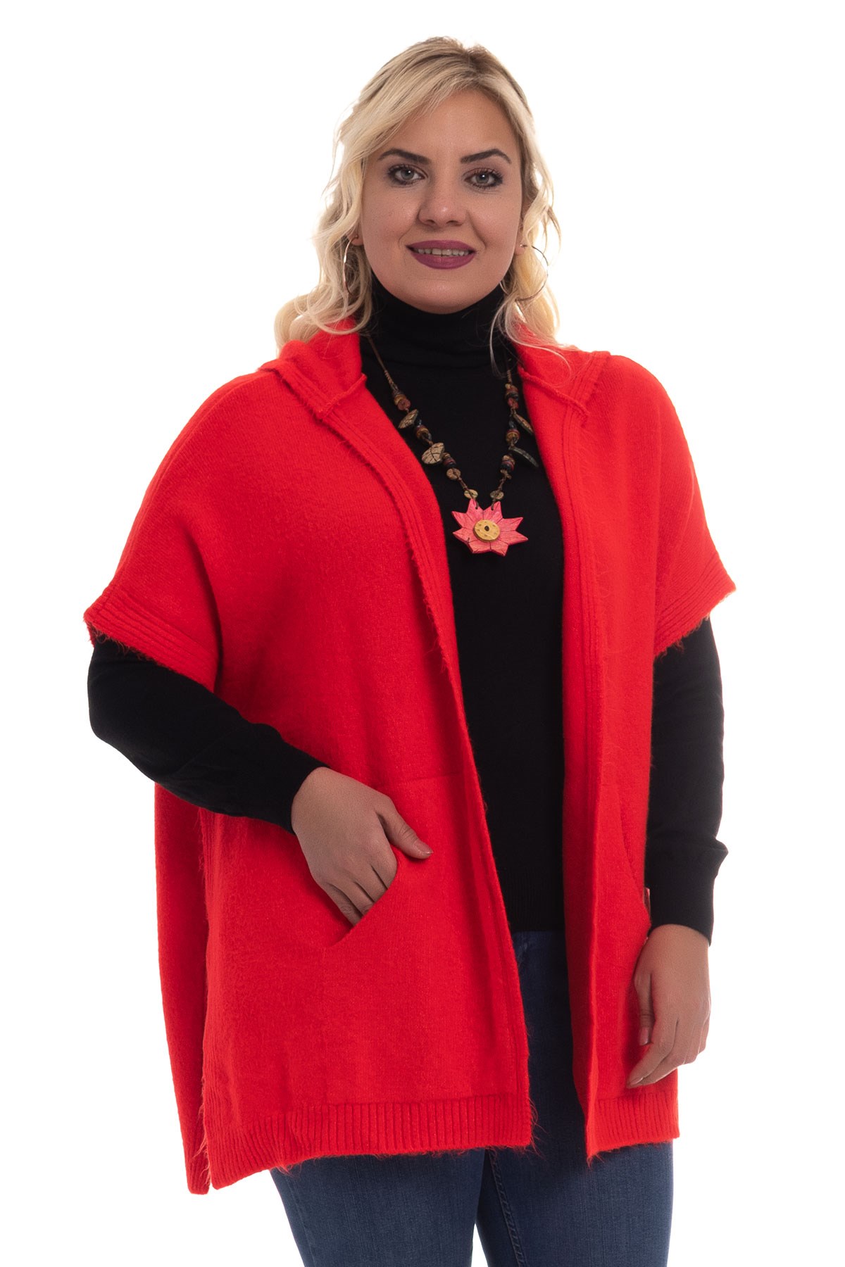 439 Kapşonlu Salaş Truv.Kol Hırka