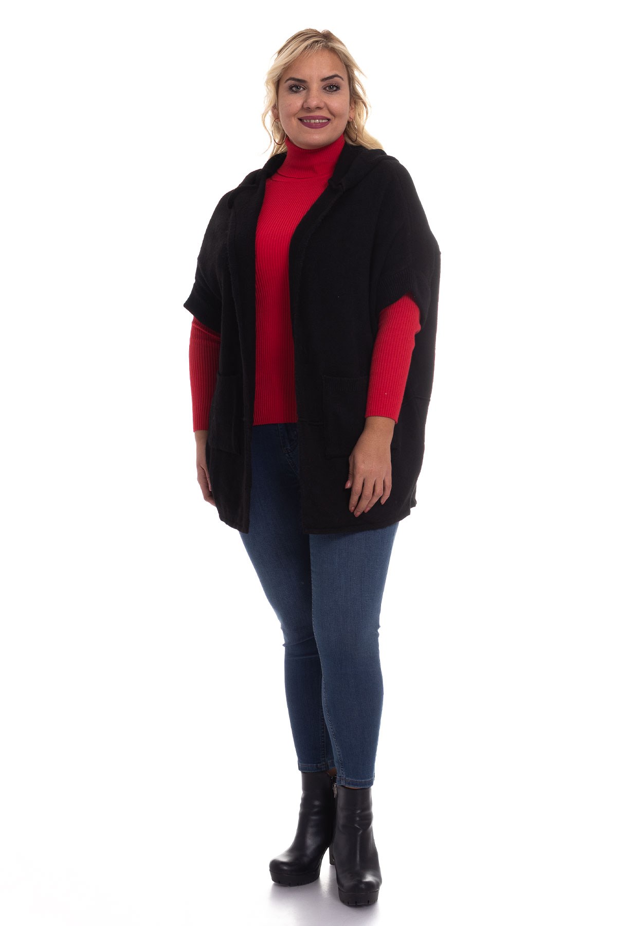 439 Kapşonlu Salaş Truv.Kol Hırka