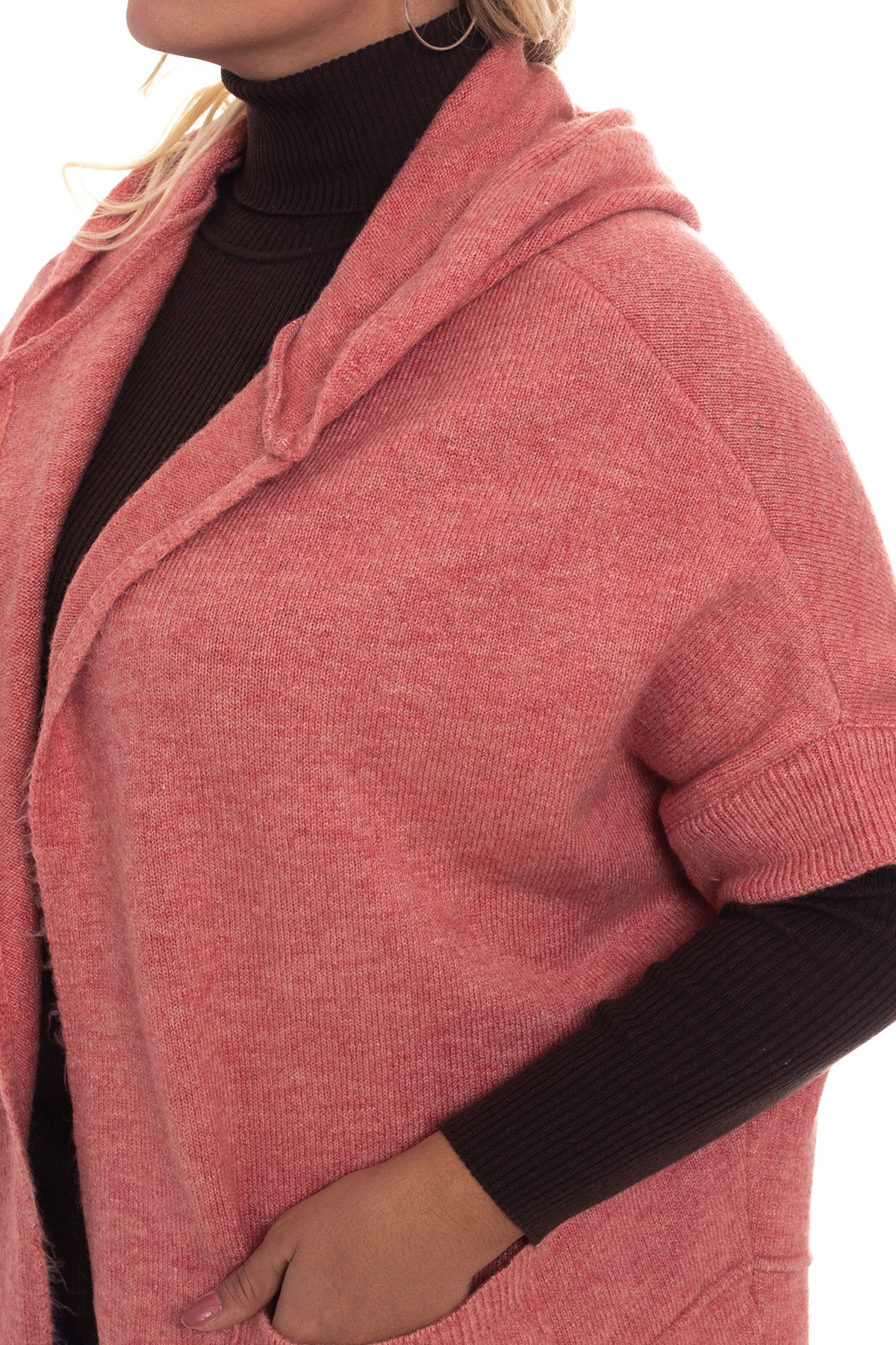 439 Kapşonlu Salaş Truv.Kol Hırka