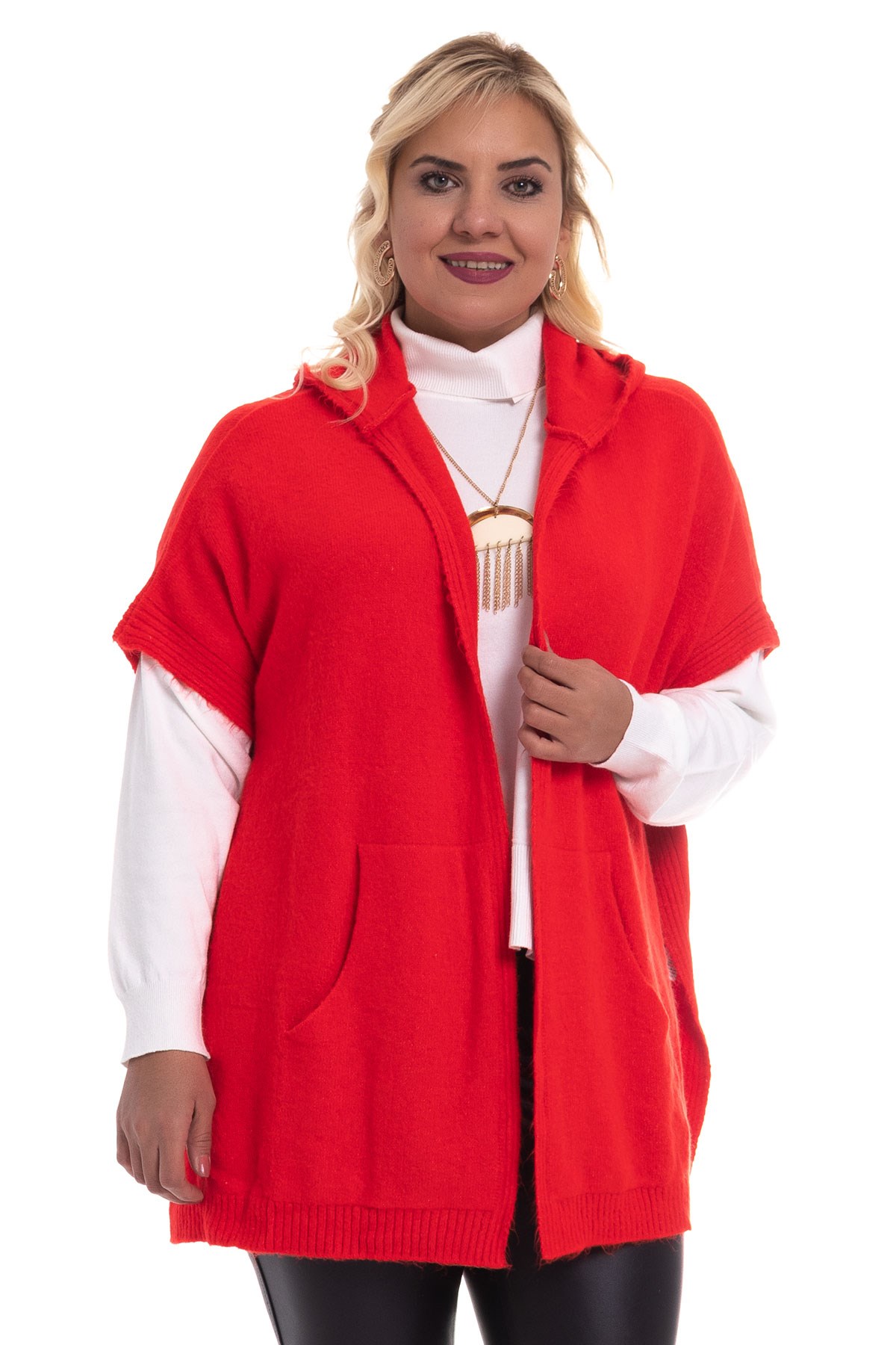 439 Kapşonlu Salaş Truv.Kol Hırka