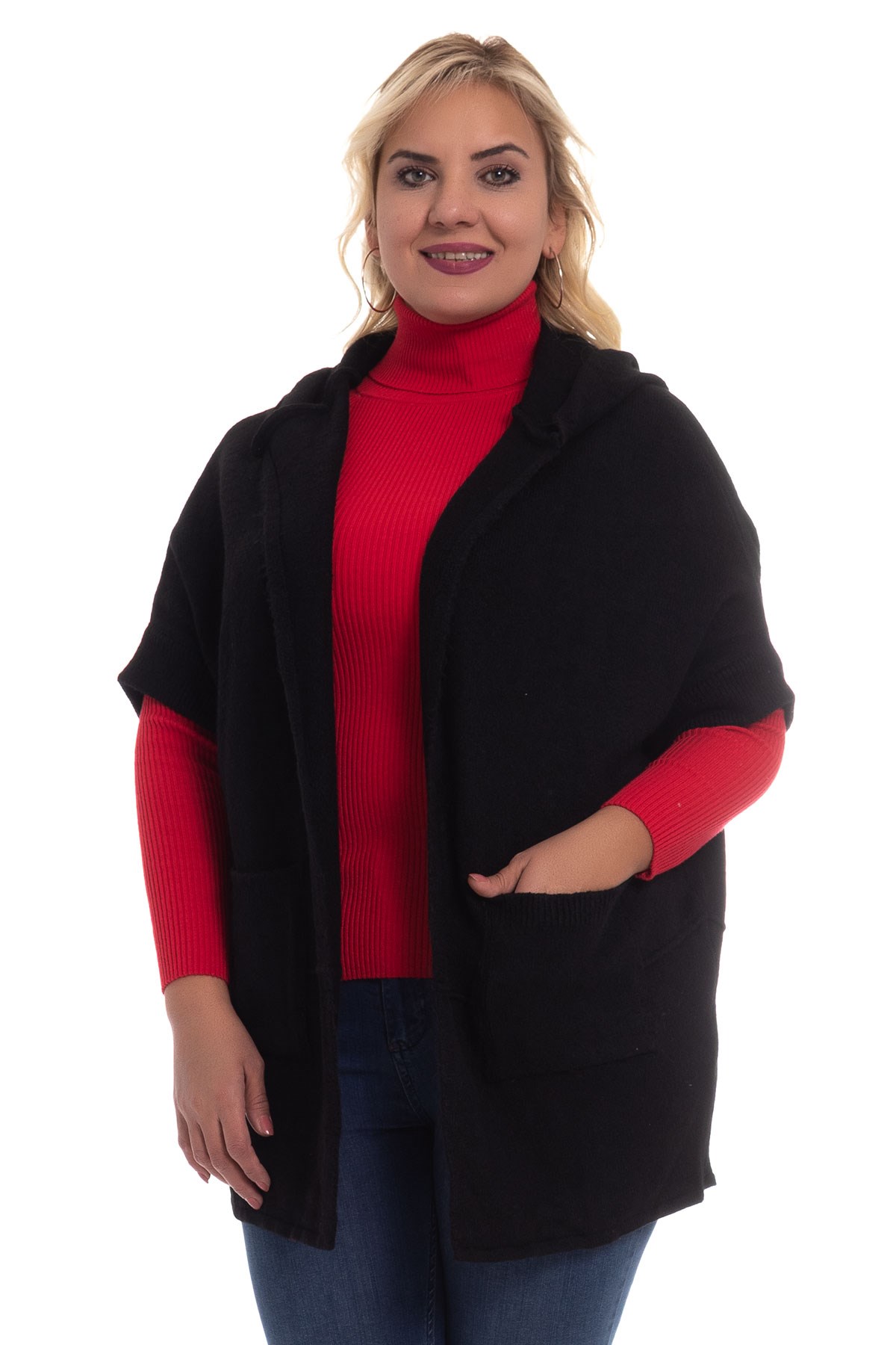 439 Kapşonlu Salaş Truv.Kol Hırka