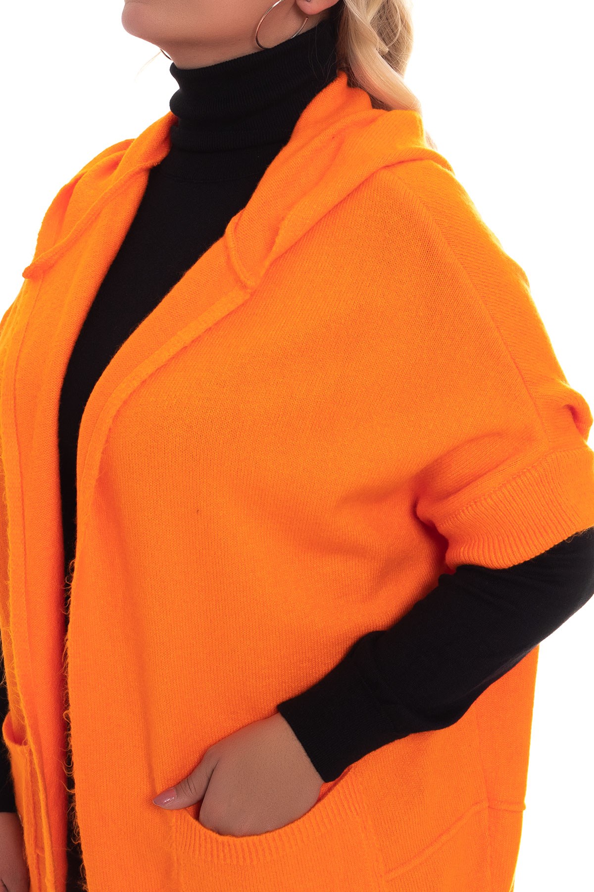 439 Kapşonlu Salaş Truv.Kol Hırka