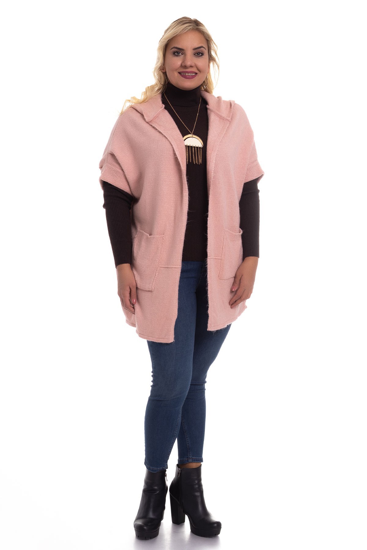 439 Kapşonlu Salaş Truv.Kol Hırka