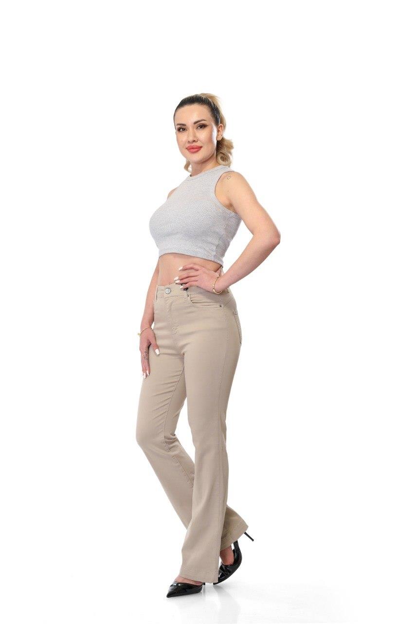 489 İspanyol Lale Duble Paça Pantolon