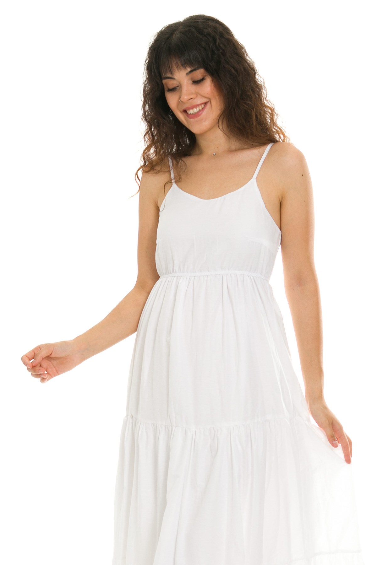 51078 VUAL ÇİNGENE ELBİSE