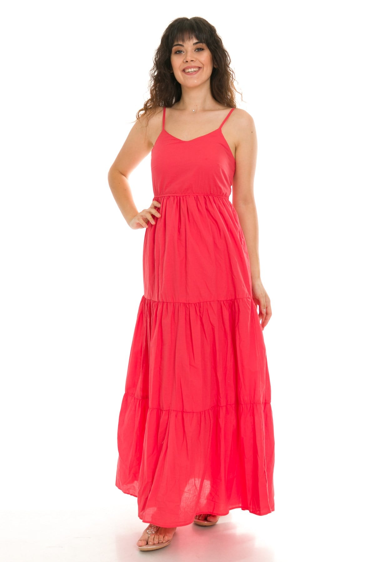 51078 VUAL ÇİNGENE ELBİSE