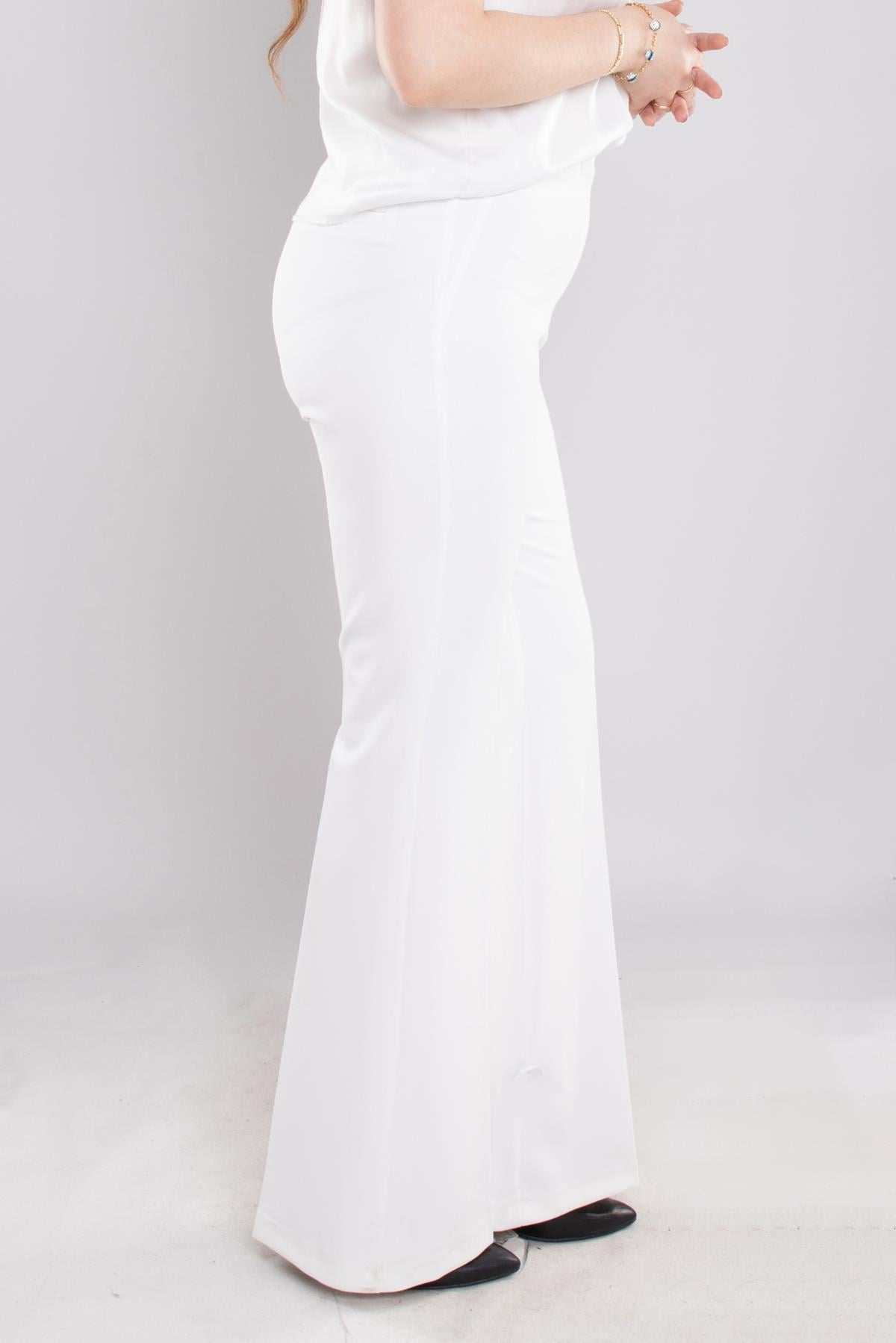 6710 İspanyol Paça Krep Kumaş Pantolon