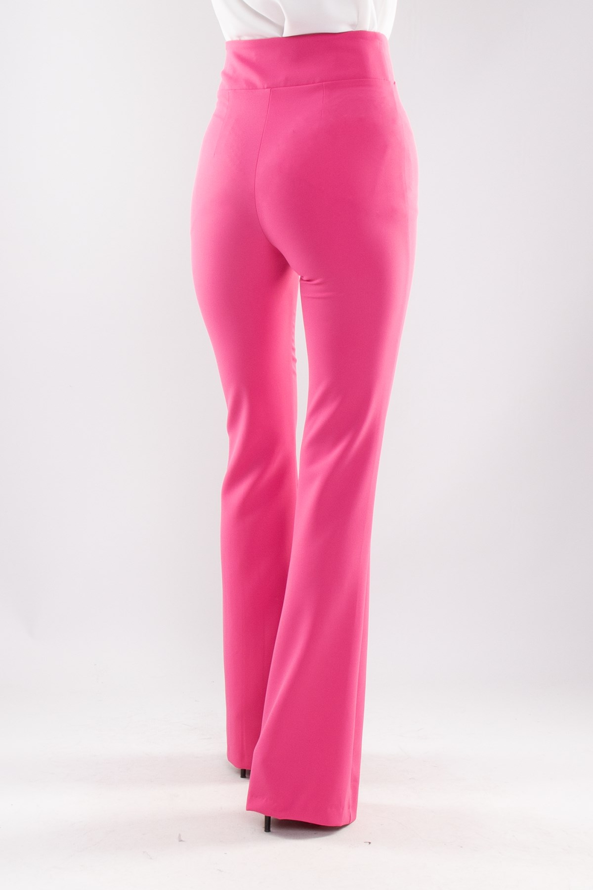 70364 İspanyol Paça Önü Yırtmaçlı Kadın Pantolon