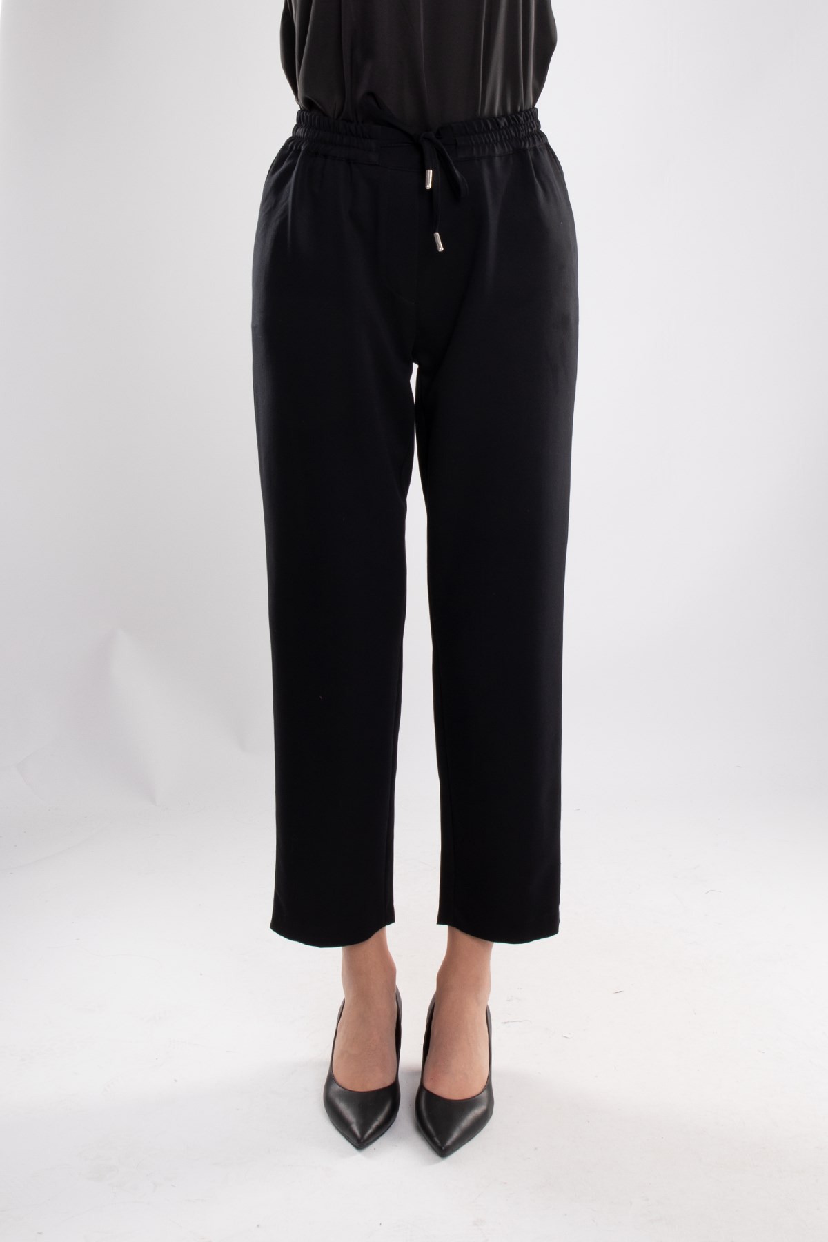 70423 Beli Lastikli Yandan Cepli Viscon Pantolon