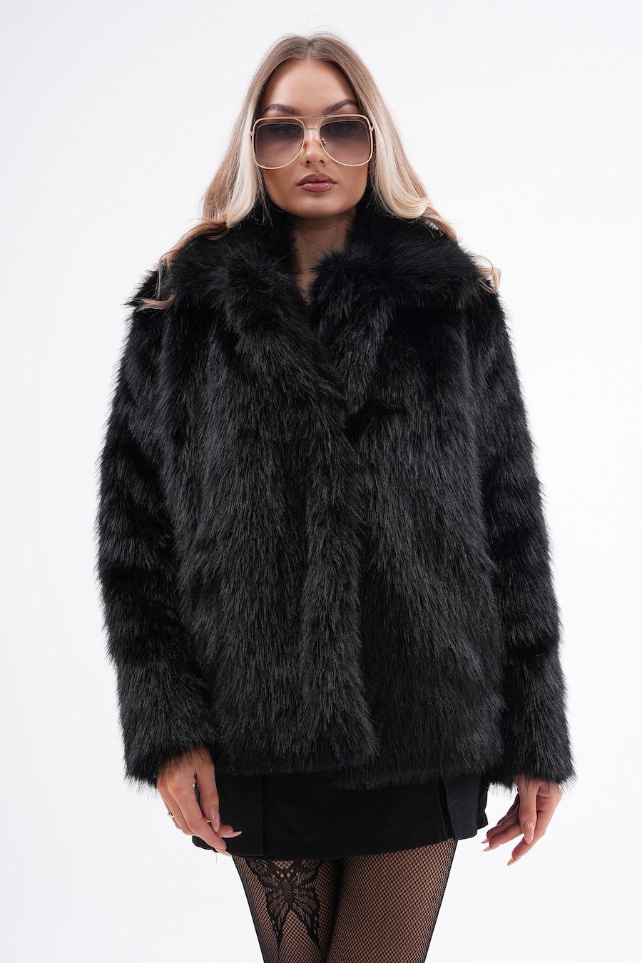 7060 ZR Ceket Yaka Kısa Kürklü Ceket