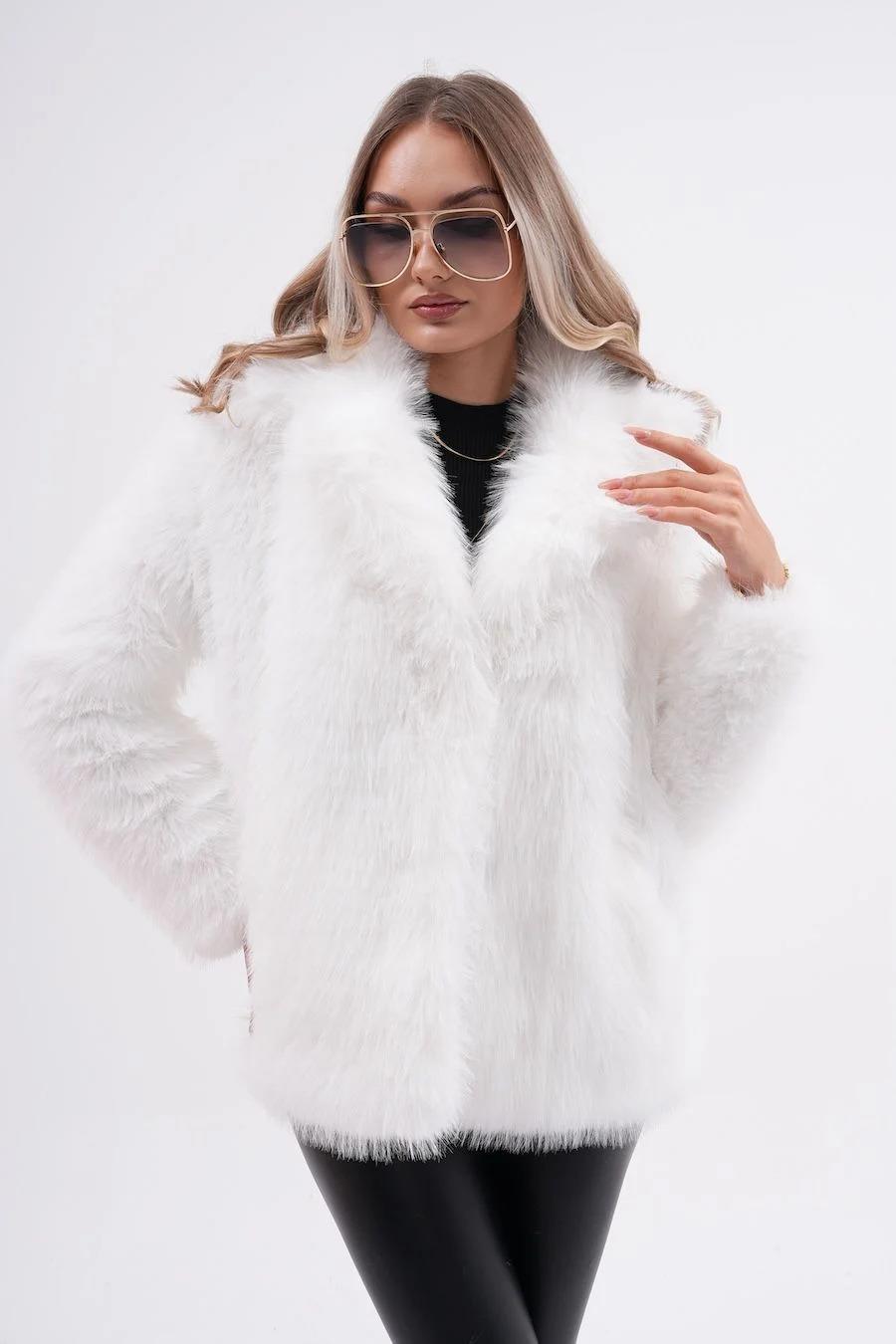 7060 ZR Ceket Yaka Kısa Kürklü Ceket