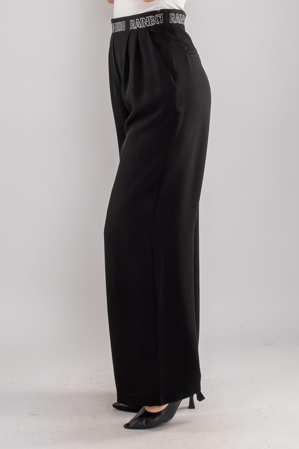 70636 Rainbow High Yüksek Bel Pileli Bol Paça Pantolon