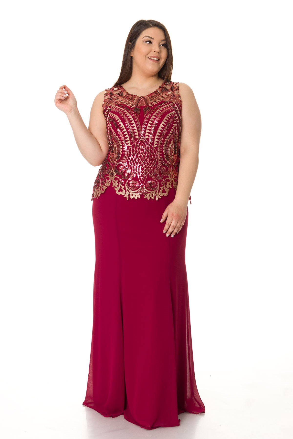 7096 BB UZUN ELBİSE