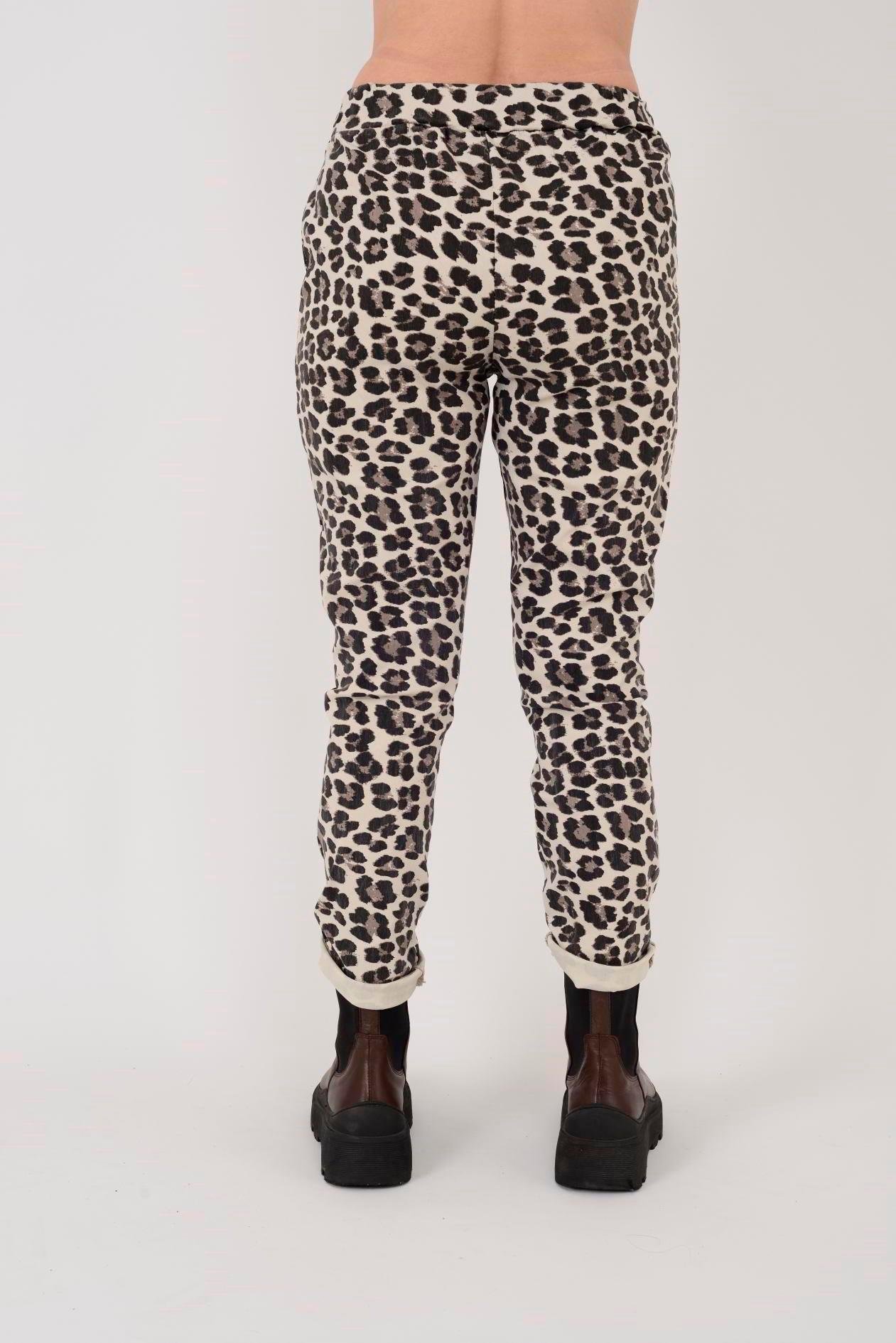 8115 Düz Desen Paça Duble Pantolon