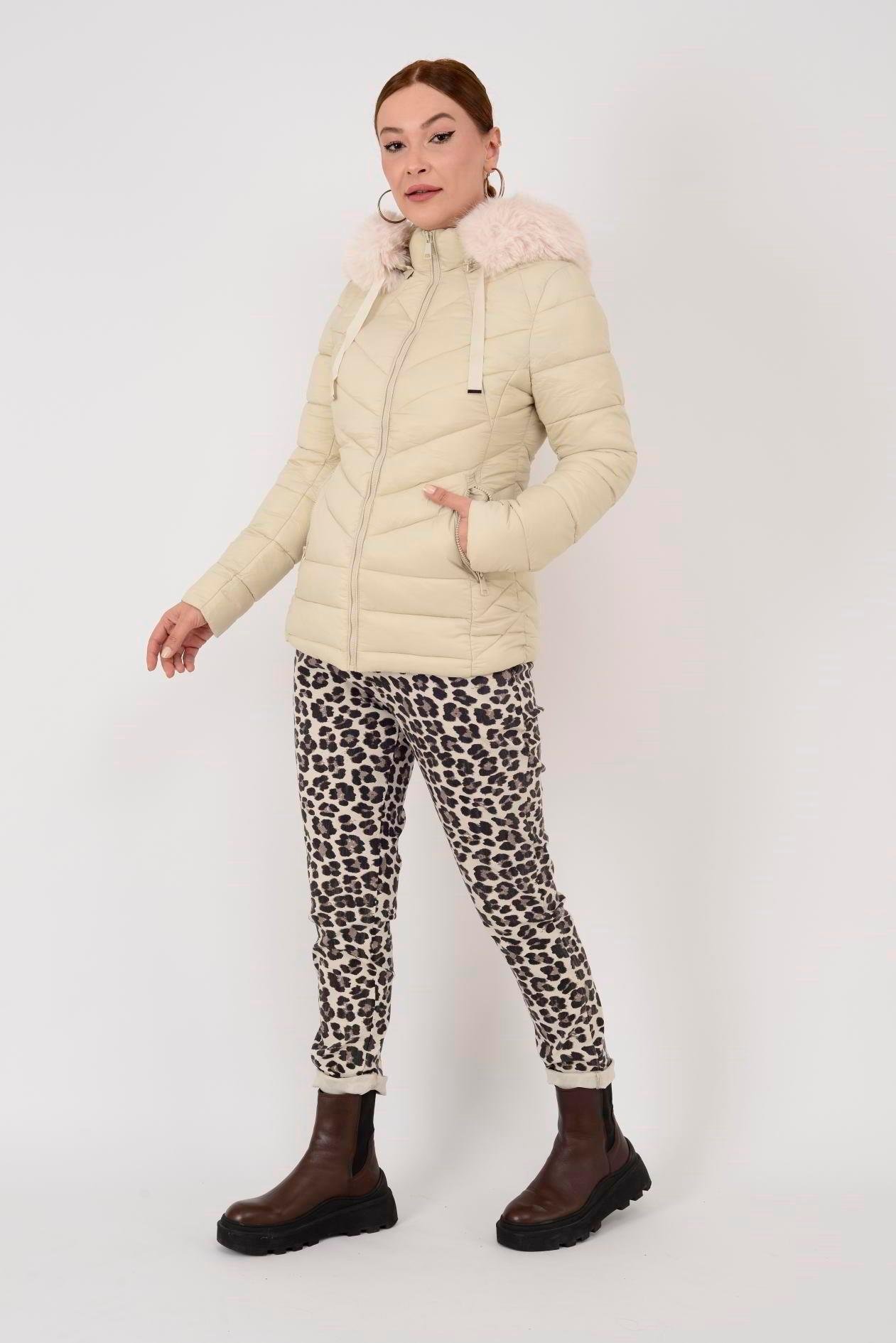 8115 Düz Desen Paça Duble Pantolon