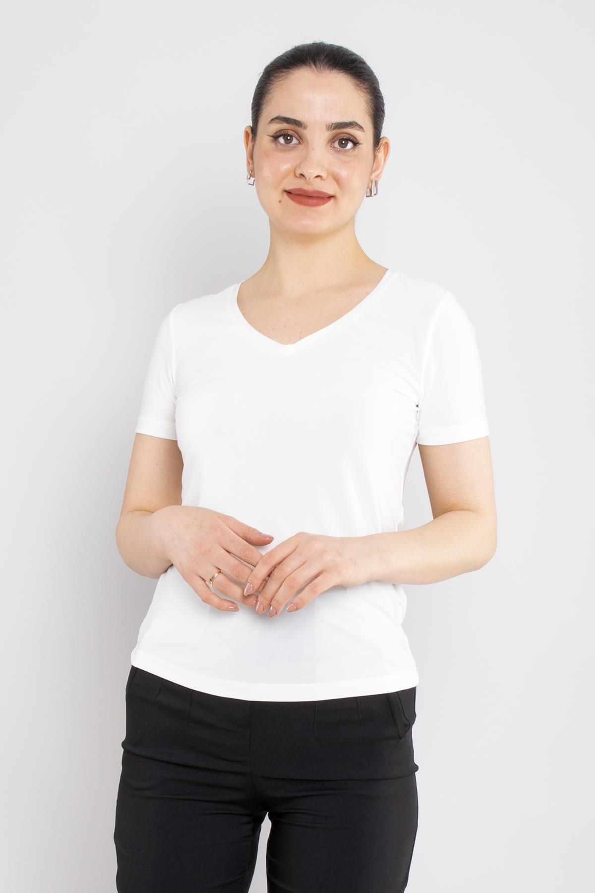 81942 Vyaka Kısa Kol Likralı Tshirt