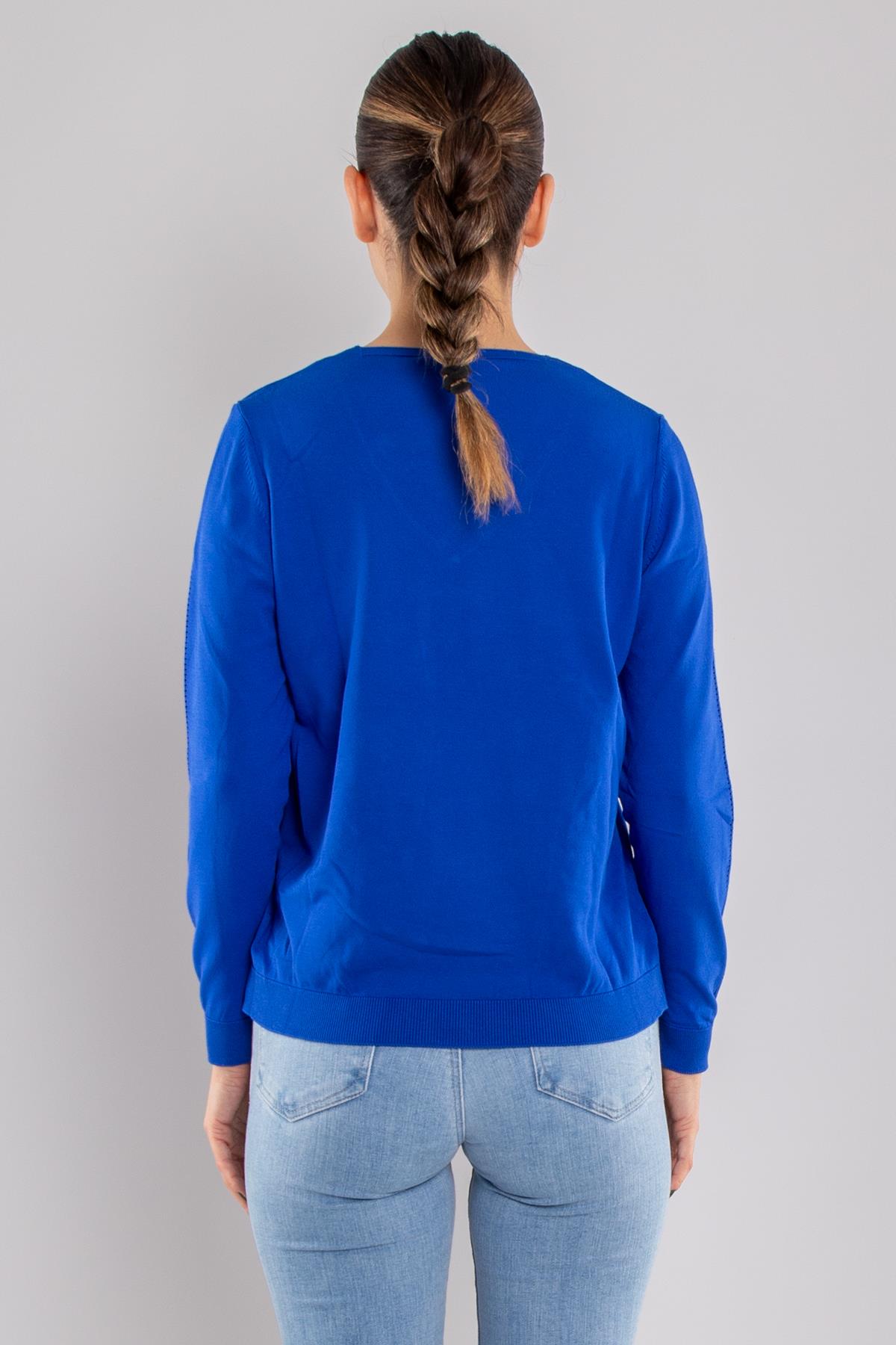 832 Özel Vyaka Kol Ajurlu Merserize Kadın Triko