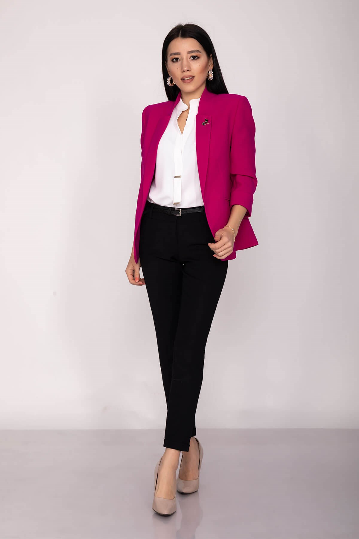 90179 KEDİ BROŞLU CEKET