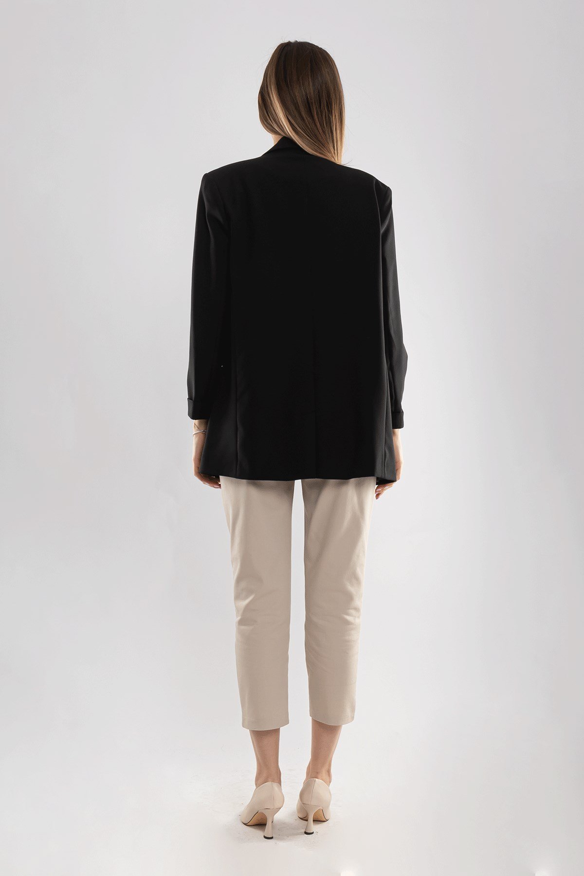 90491 4 Düğme Blazer Ceket