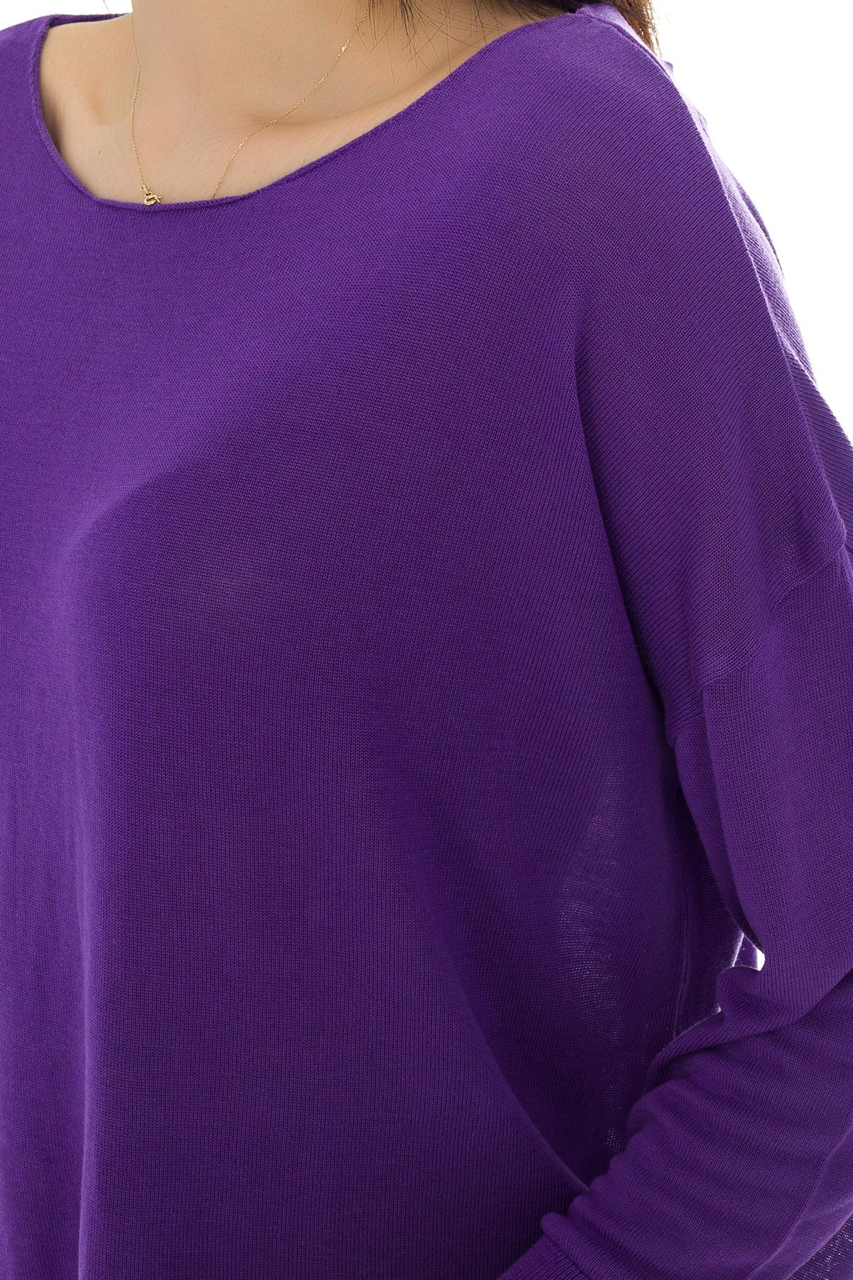 928 KB Bis.Yaka Truv.Kol İnce Triko Bluz