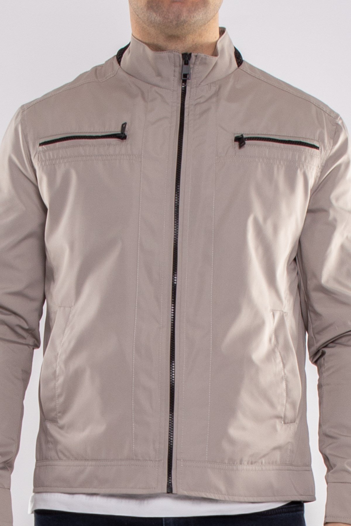 94762-299 Baharlık Safari Regular Fit Yaka Fileli Erkek Mont