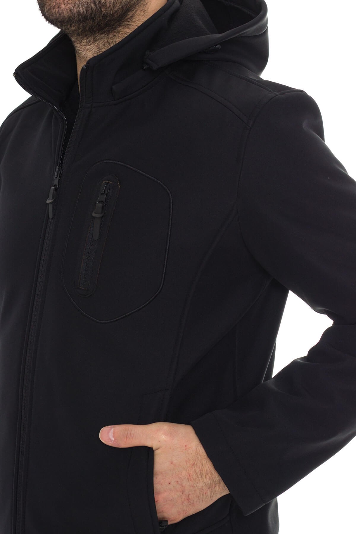 99330-231 Soft Shell RGfit Kapşonlu Kaban