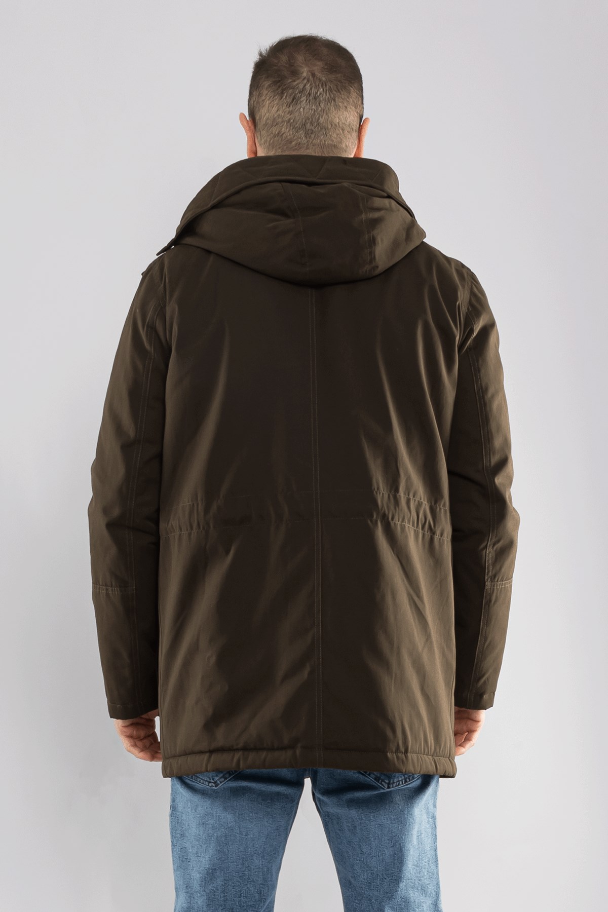 99399-242 Regular Kapşonlu İçi Kürklü Erkek Parka