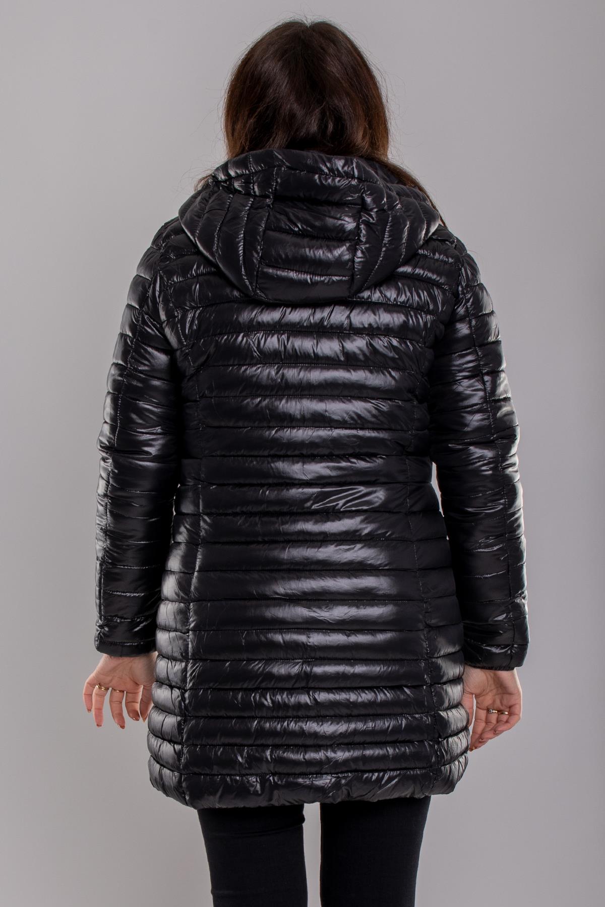 HV883 Kapüşonlu Kapitone Astarlı Mont